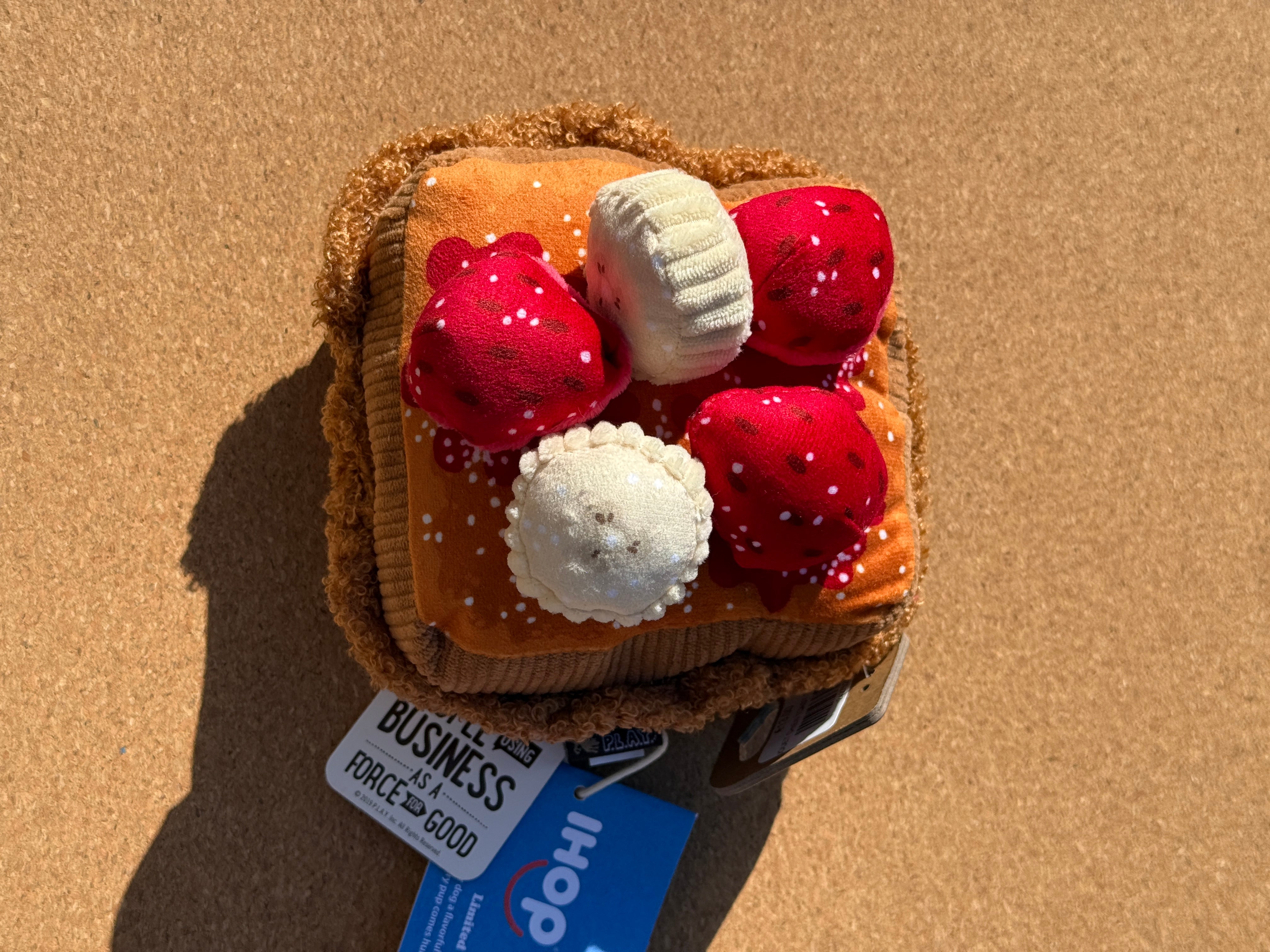 JOUET CHIEN TOAST SUCRÉ 🍓