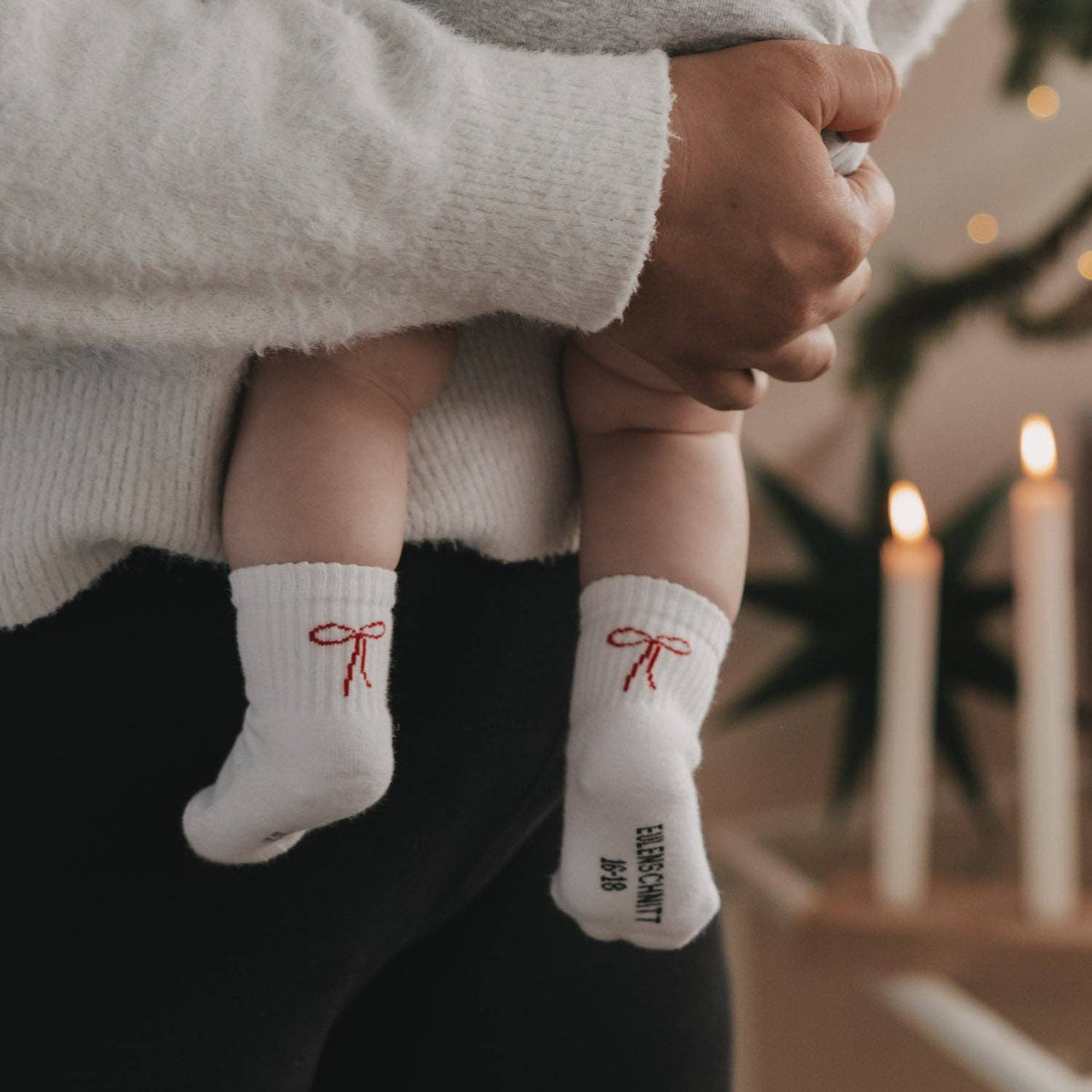 CHAUSSETTE BÉBÉ NOEUD