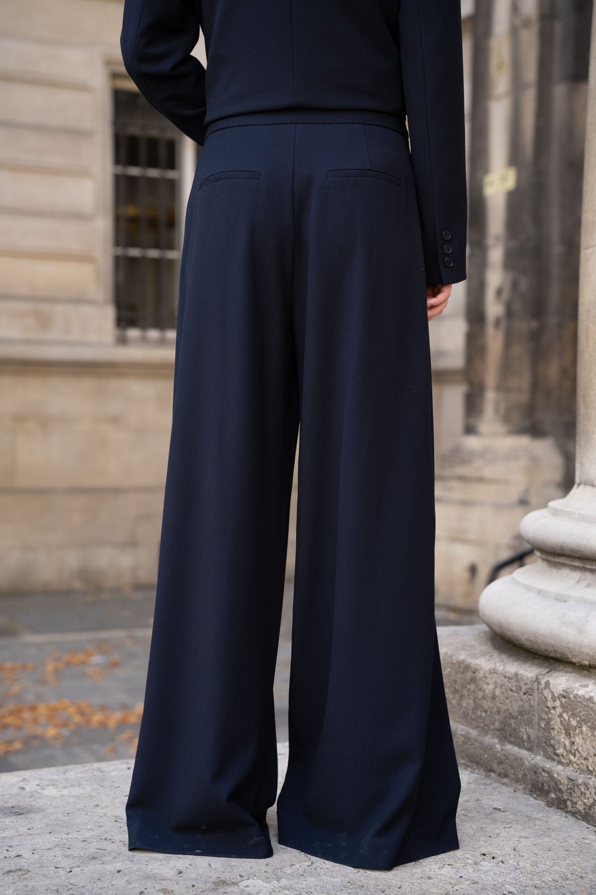 PANTALON LARGE MARINE P26123