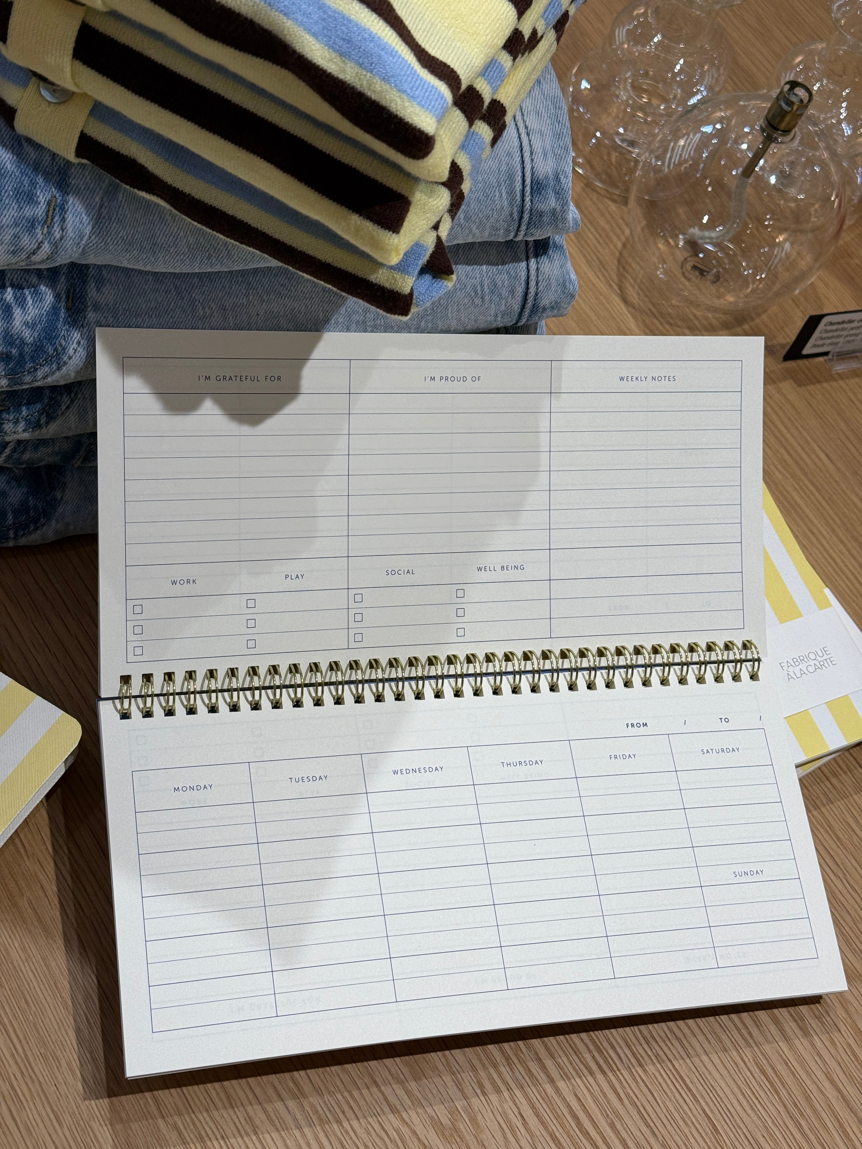 DESK PLANNER FAB.91222