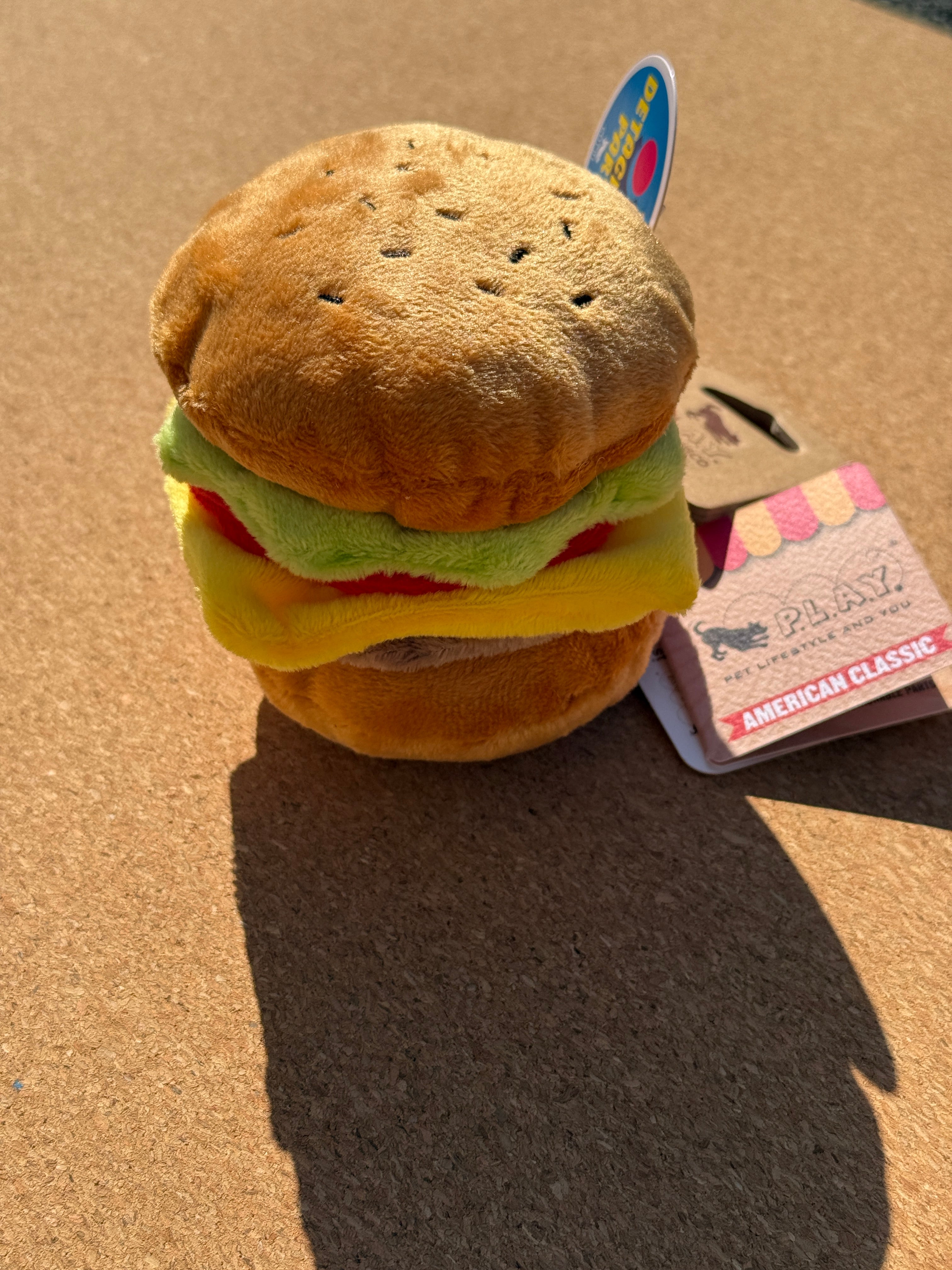 JOUET CHIEN HAMBURGER 🍔