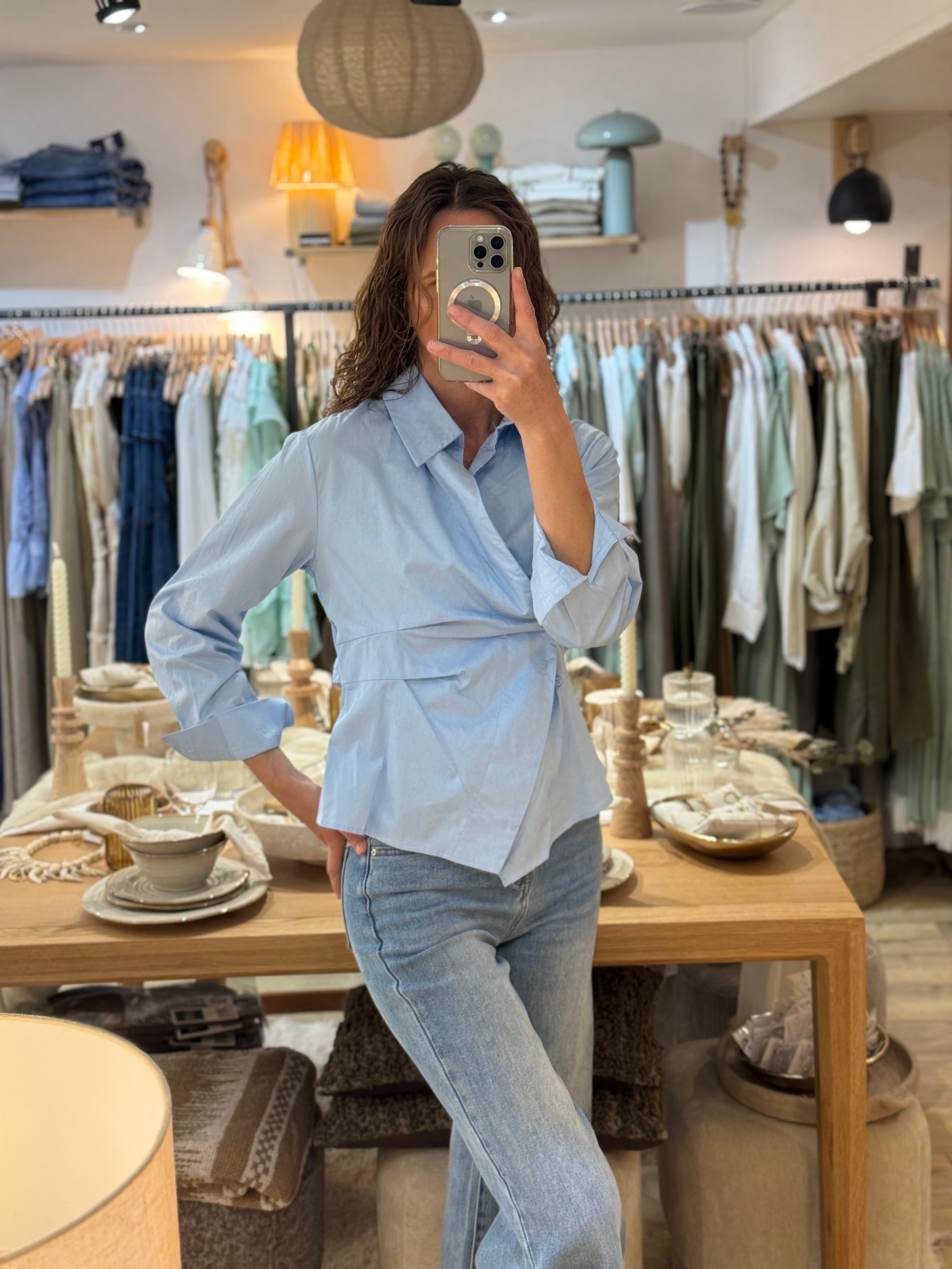 CHEMISE BLEU 7966