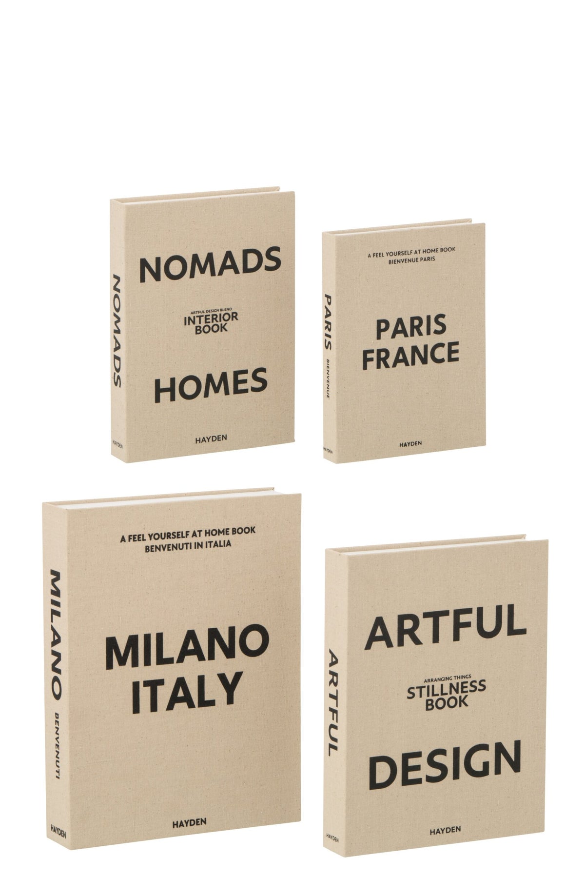 BOITE LIVRE SET DE 4
