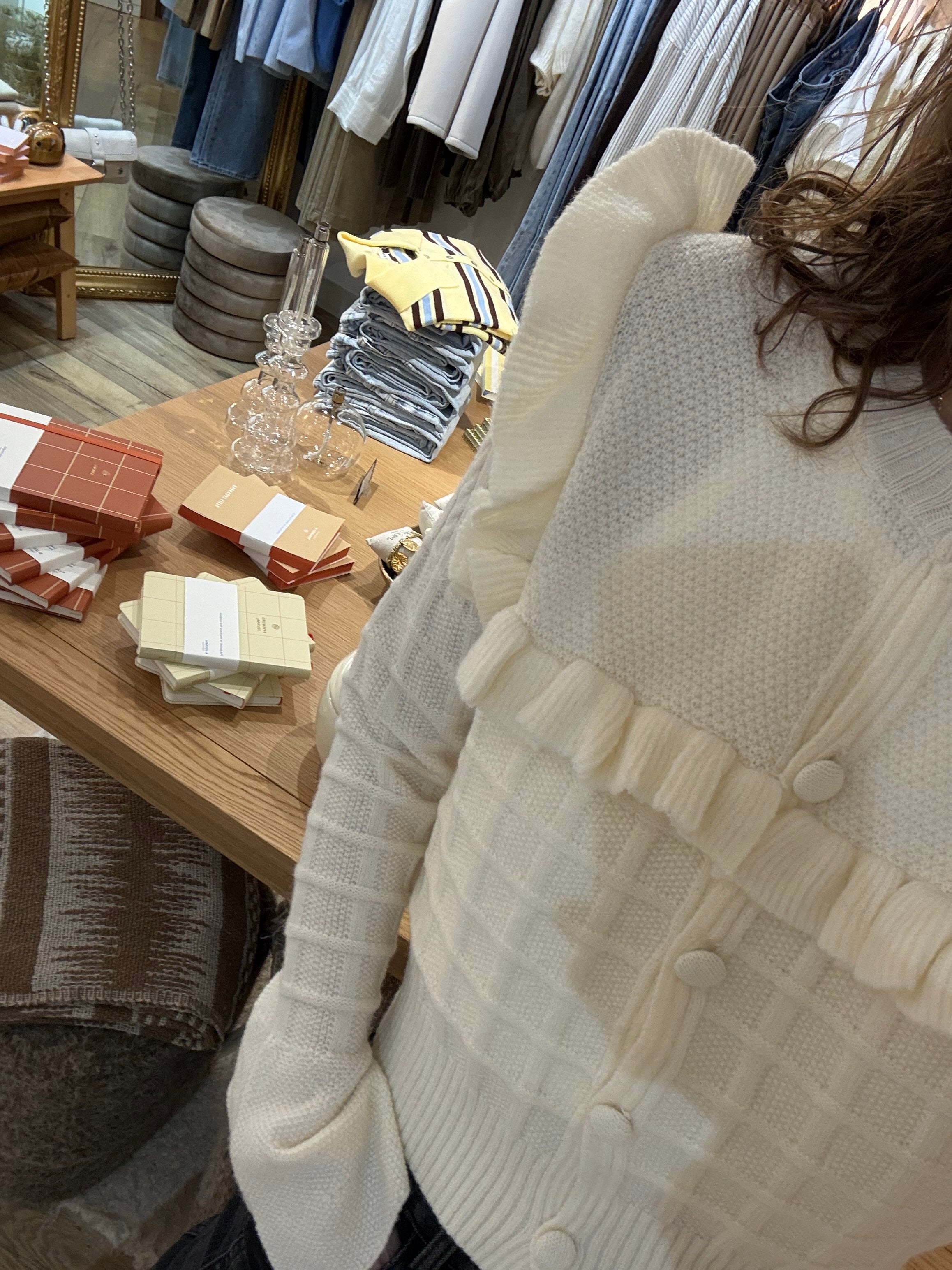 GILET ECRU MD0018-1