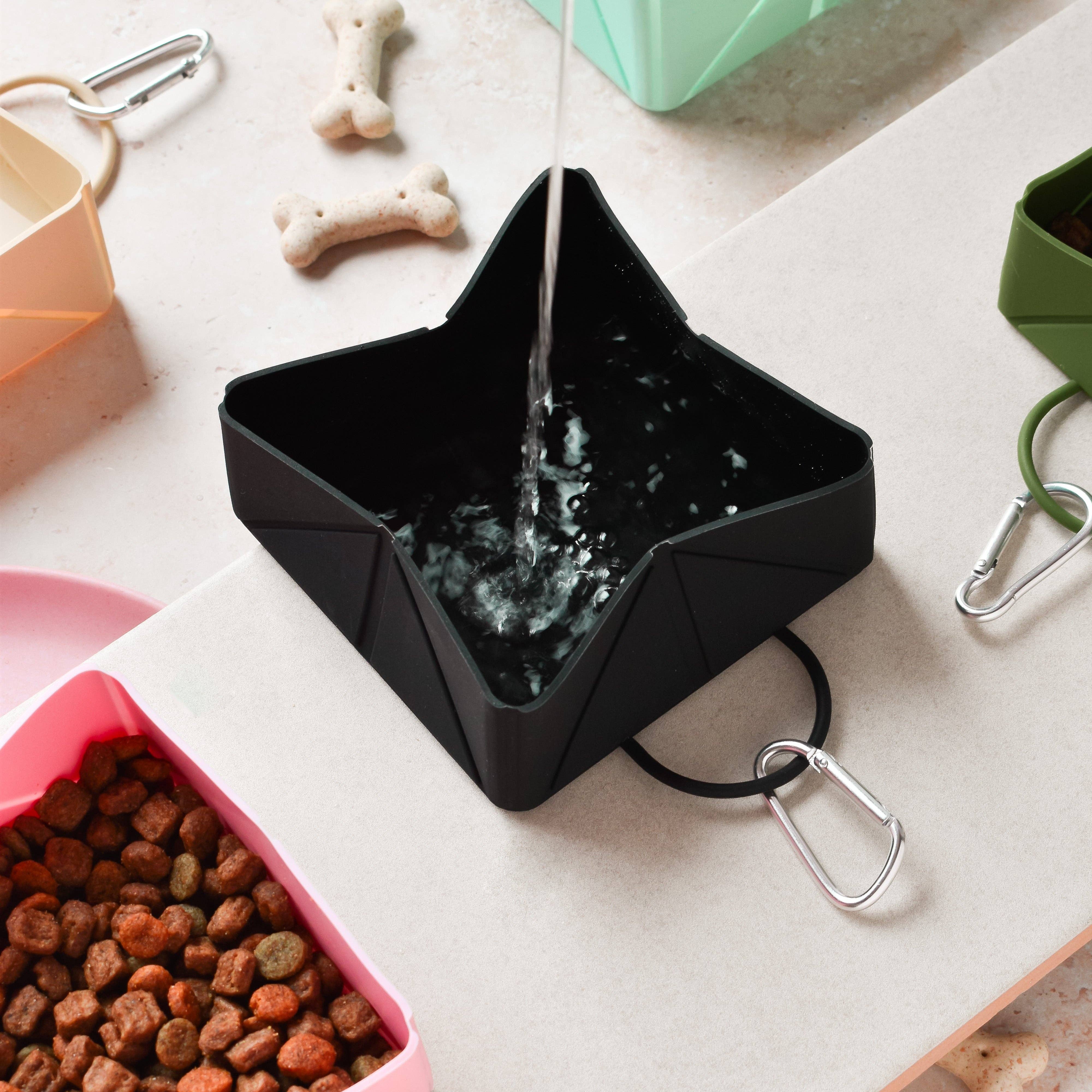 Gamelle de voyage pliable noire