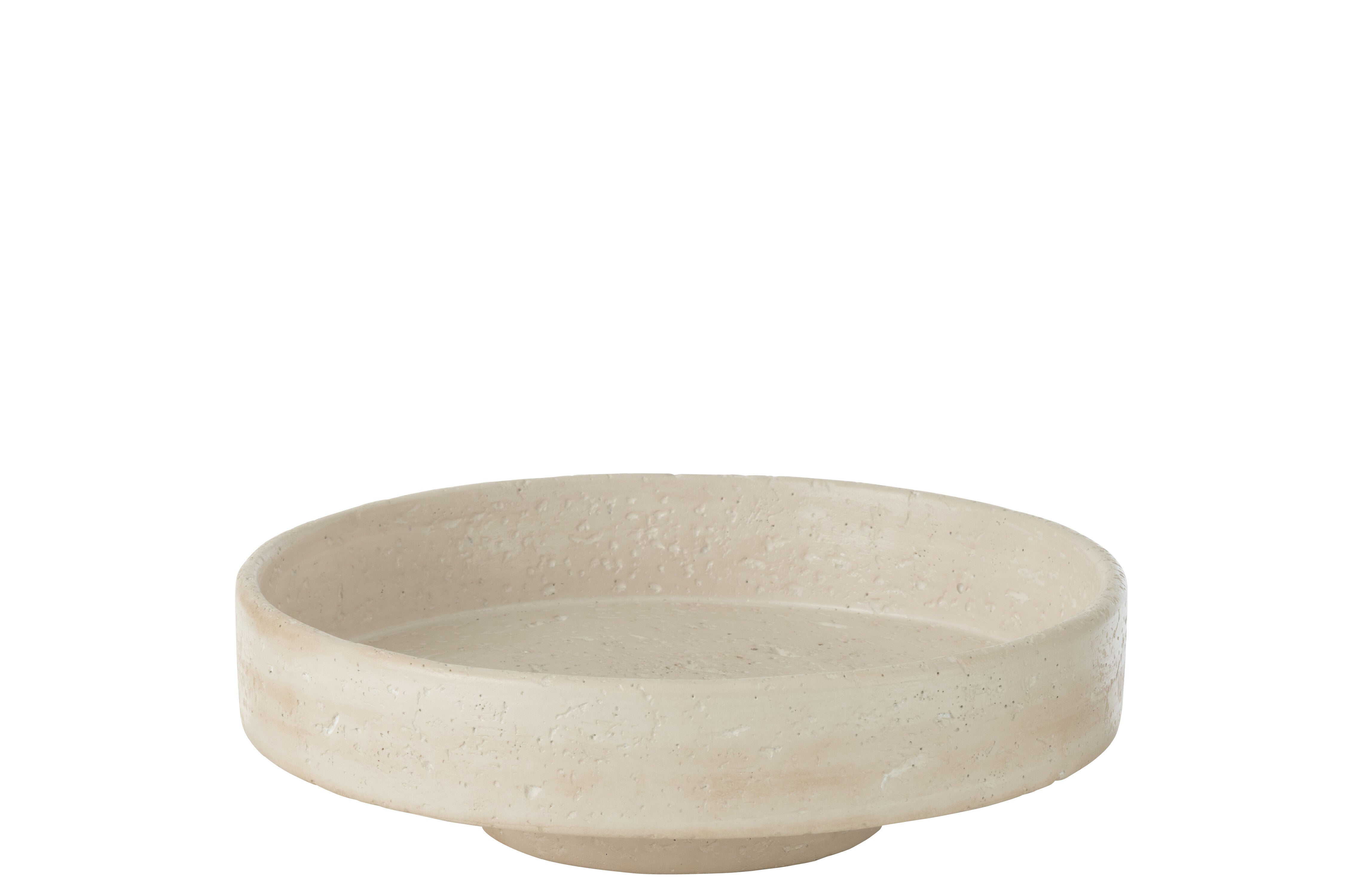 PLATEAU DECO OLINA CIMENT CREME S