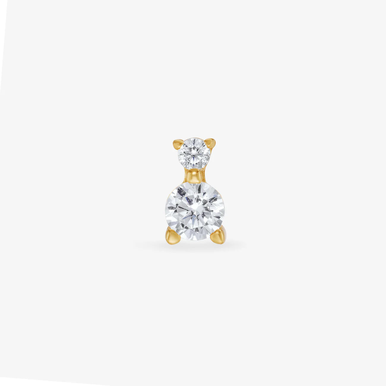 BOUCLE D’OREILLE CRISTAL OR