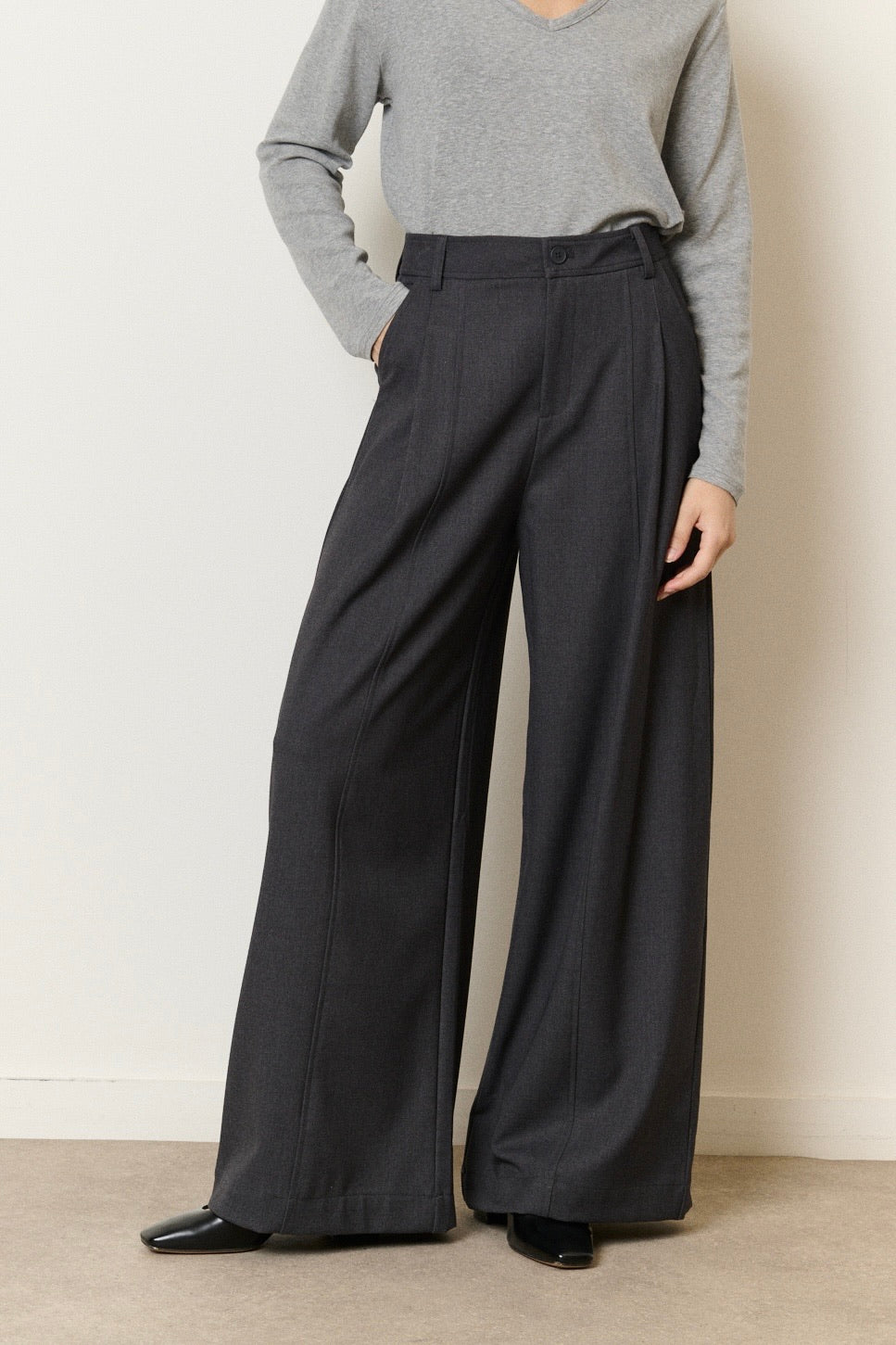 PANTALON À PINCES 26117
