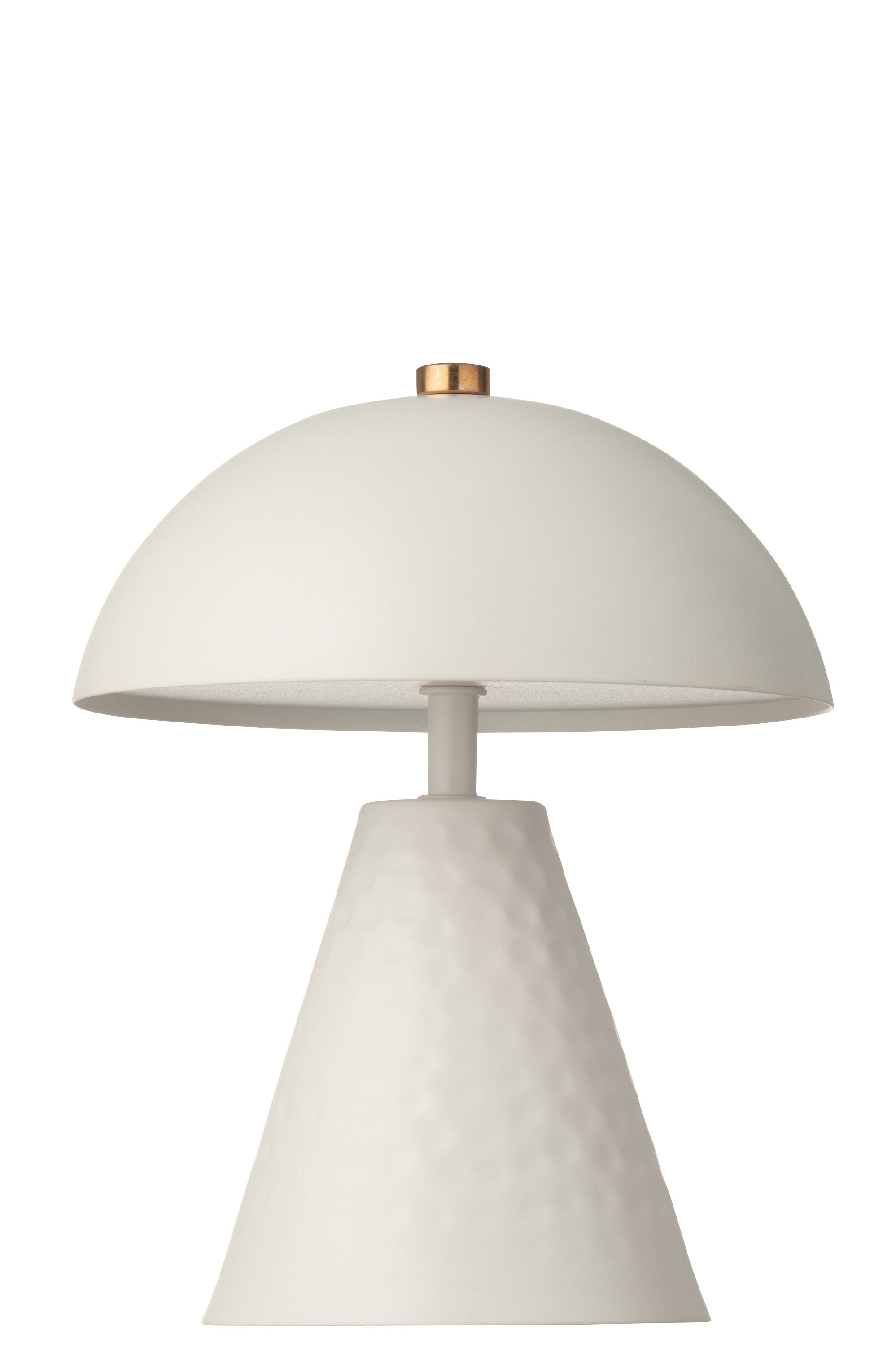 LAMPE CHAMPIGNON FER BLANC