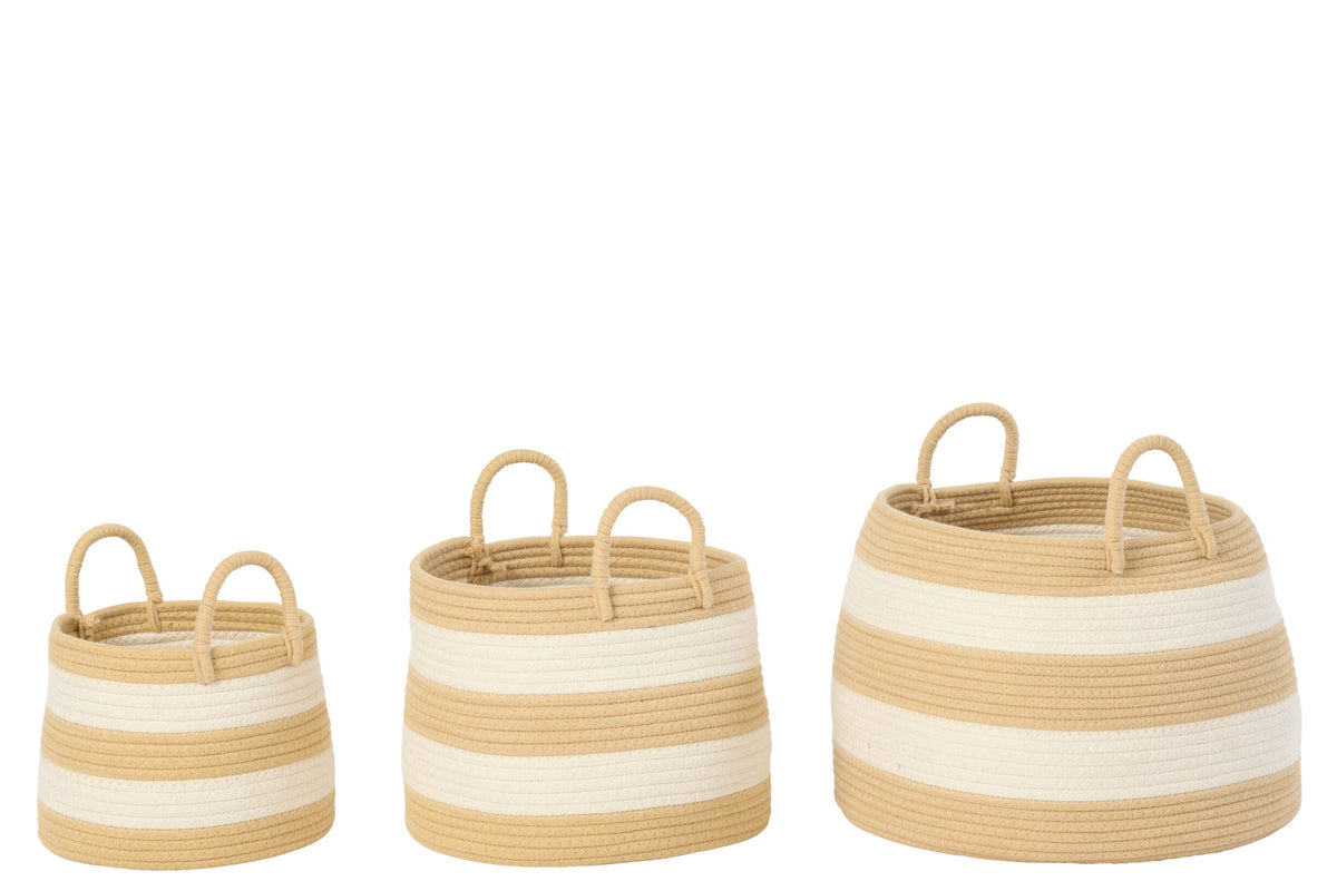 SET DE 3 PANIERS 61623