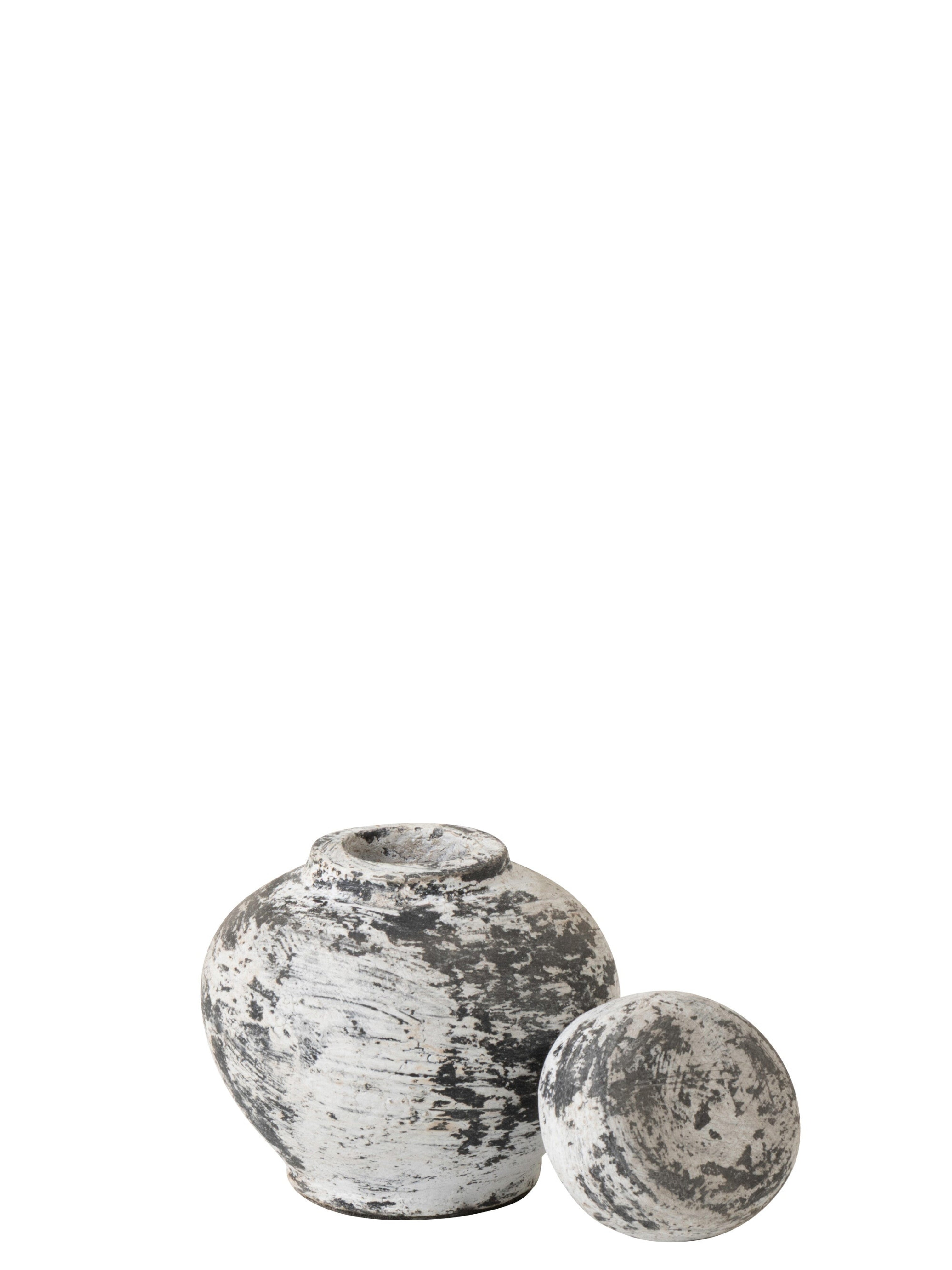 POT RUBY NOIR/BLANC