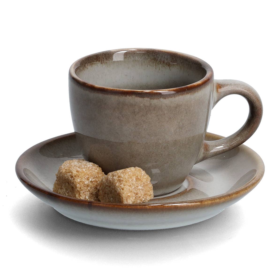 SERVICE À EXPRESSO TAUPE