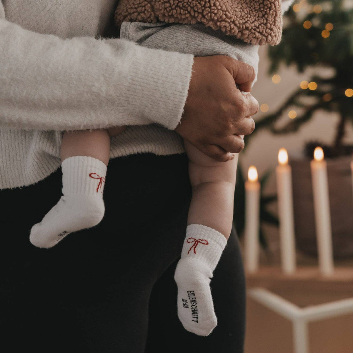 CHAUSSETTE BÉBÉ NOEUD