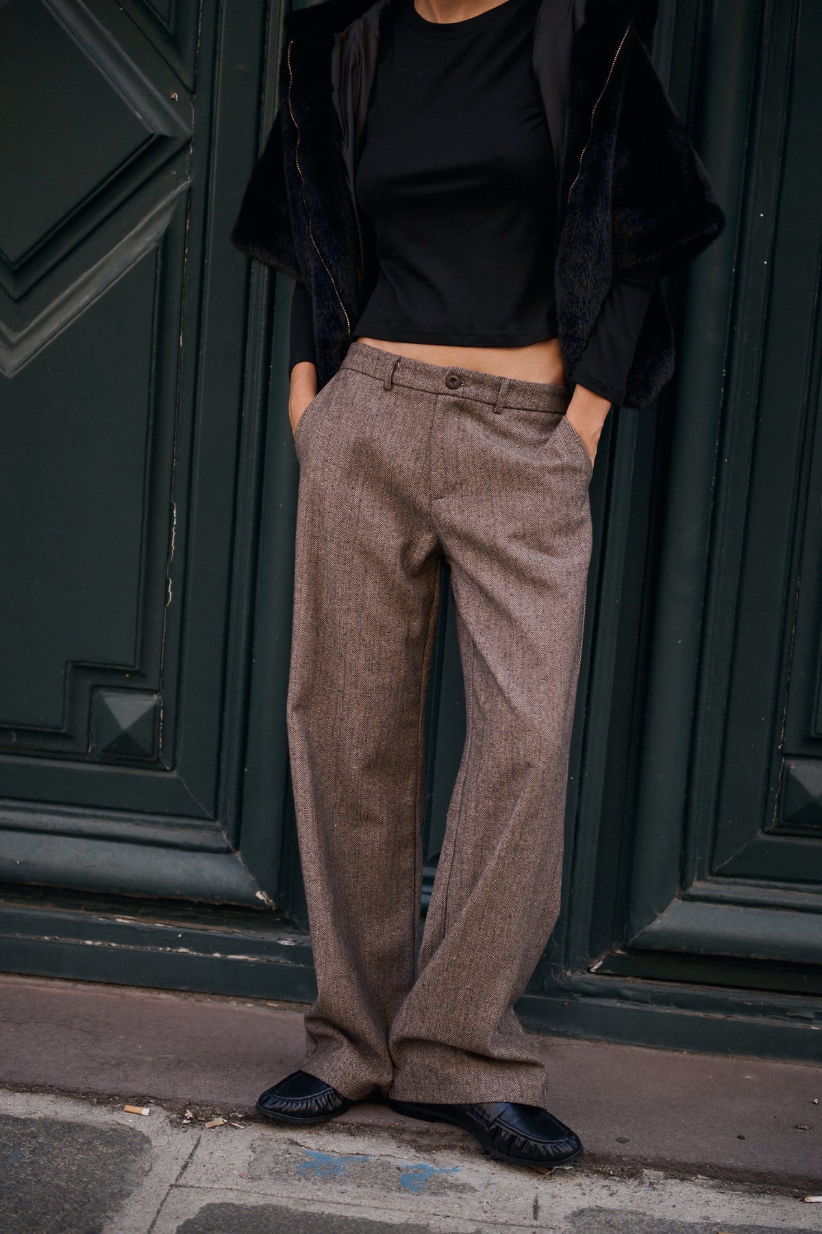 PANTALON CHEVRON B643