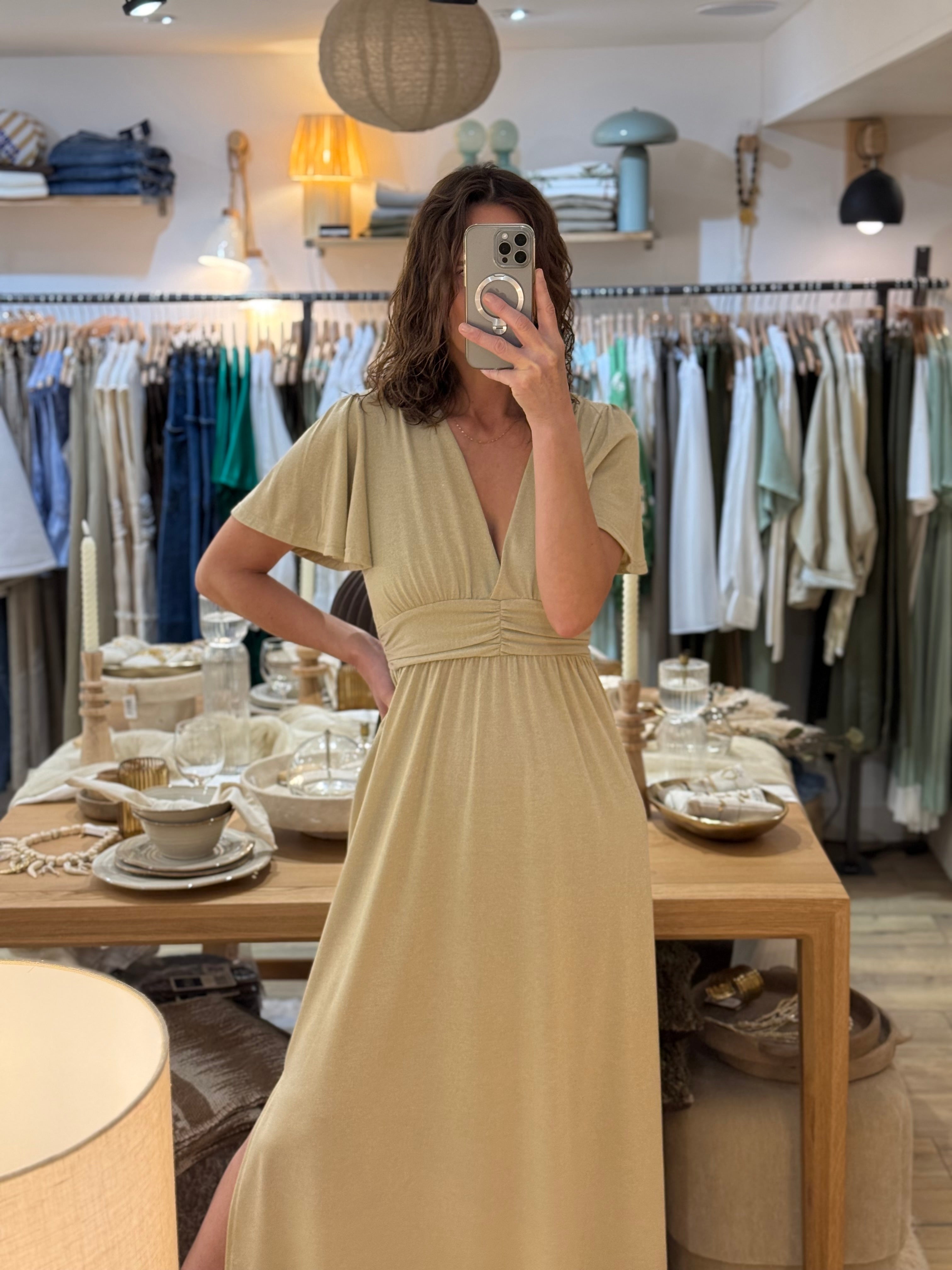 ROBE LONGUE ALINE LUREX