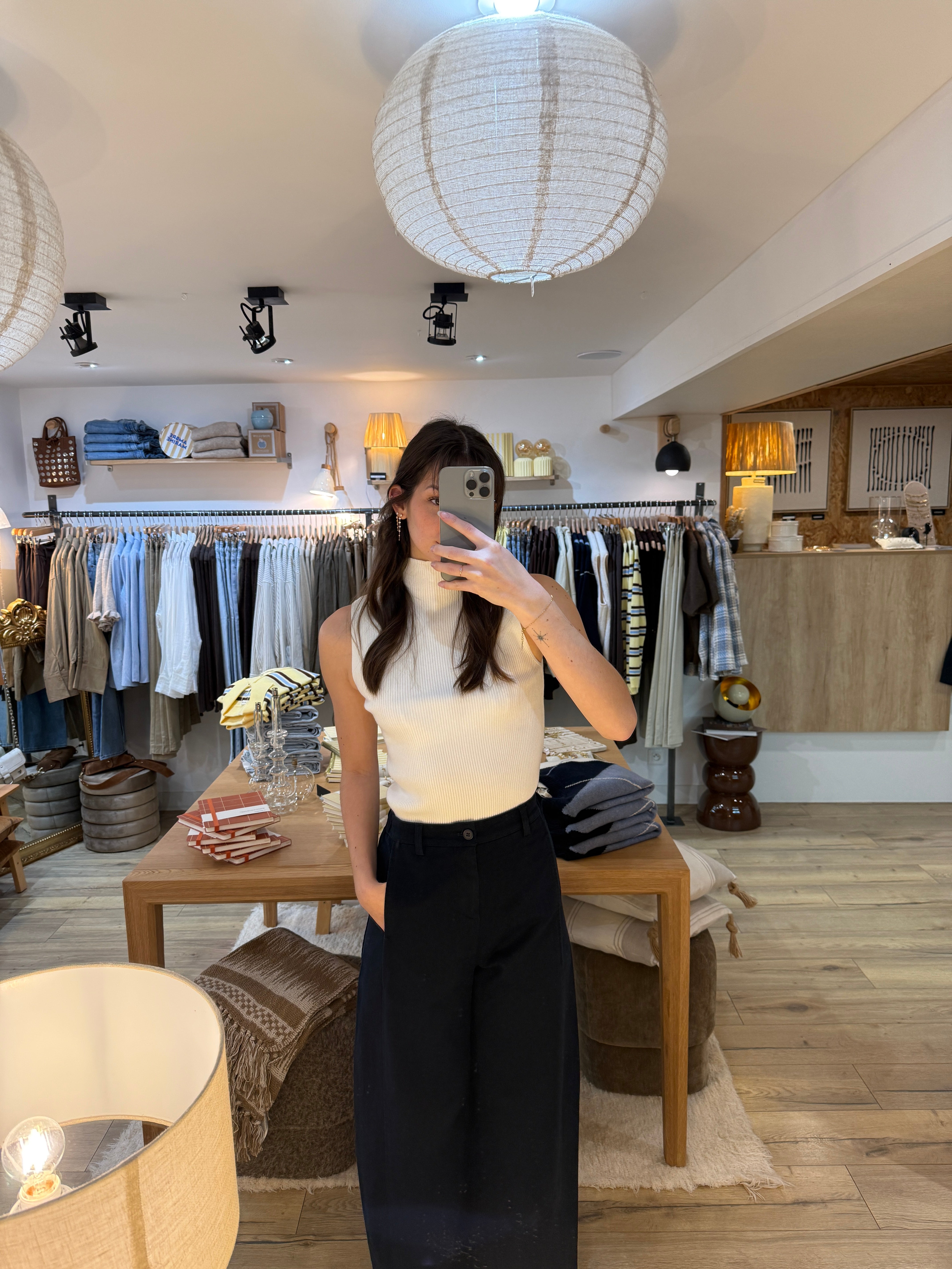 DÉBARDEUR ECRU 73299E