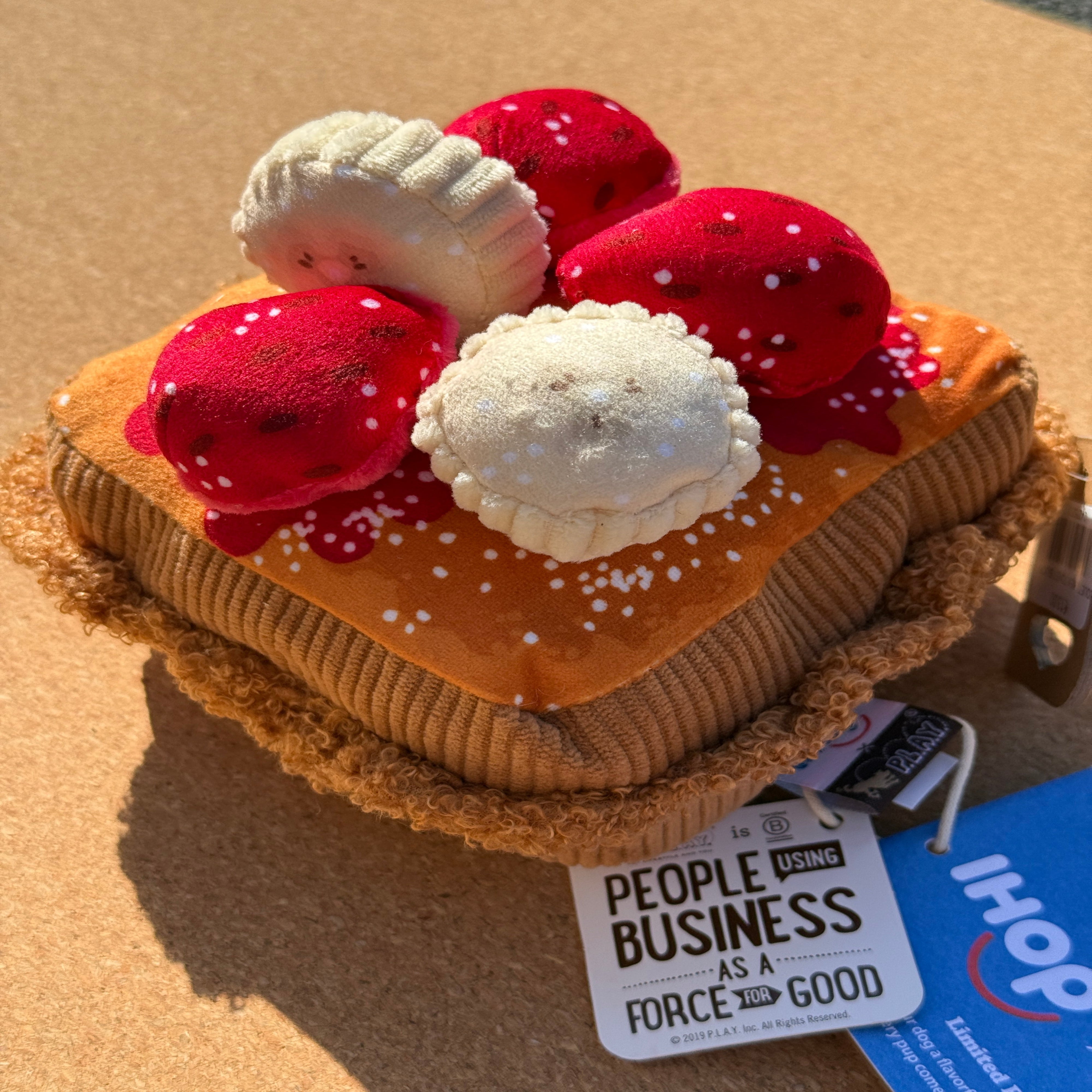 JOUET CHIEN TOAST SUCRÉ 🍓