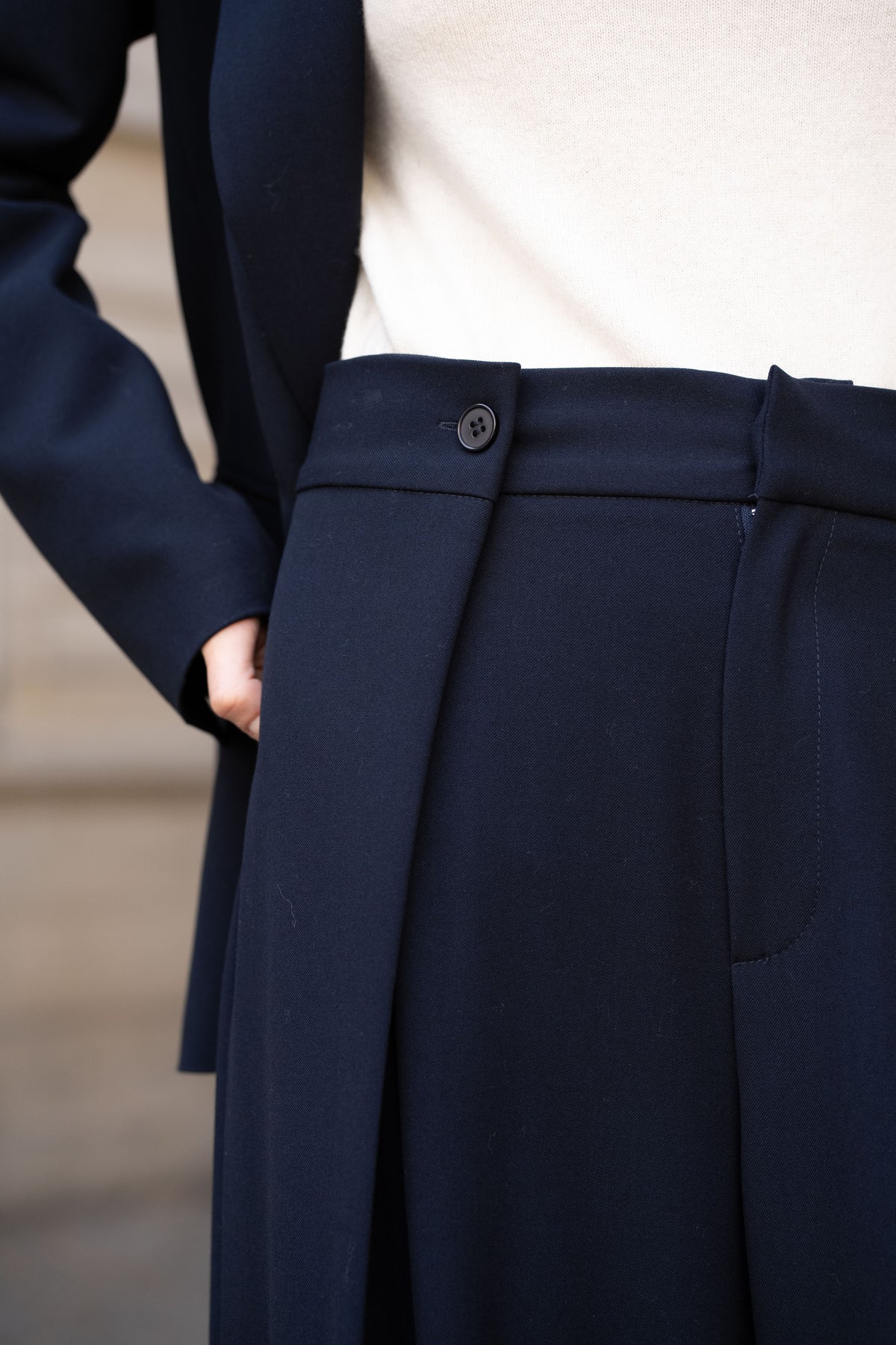 PANTALON LARGE MARINE P26123