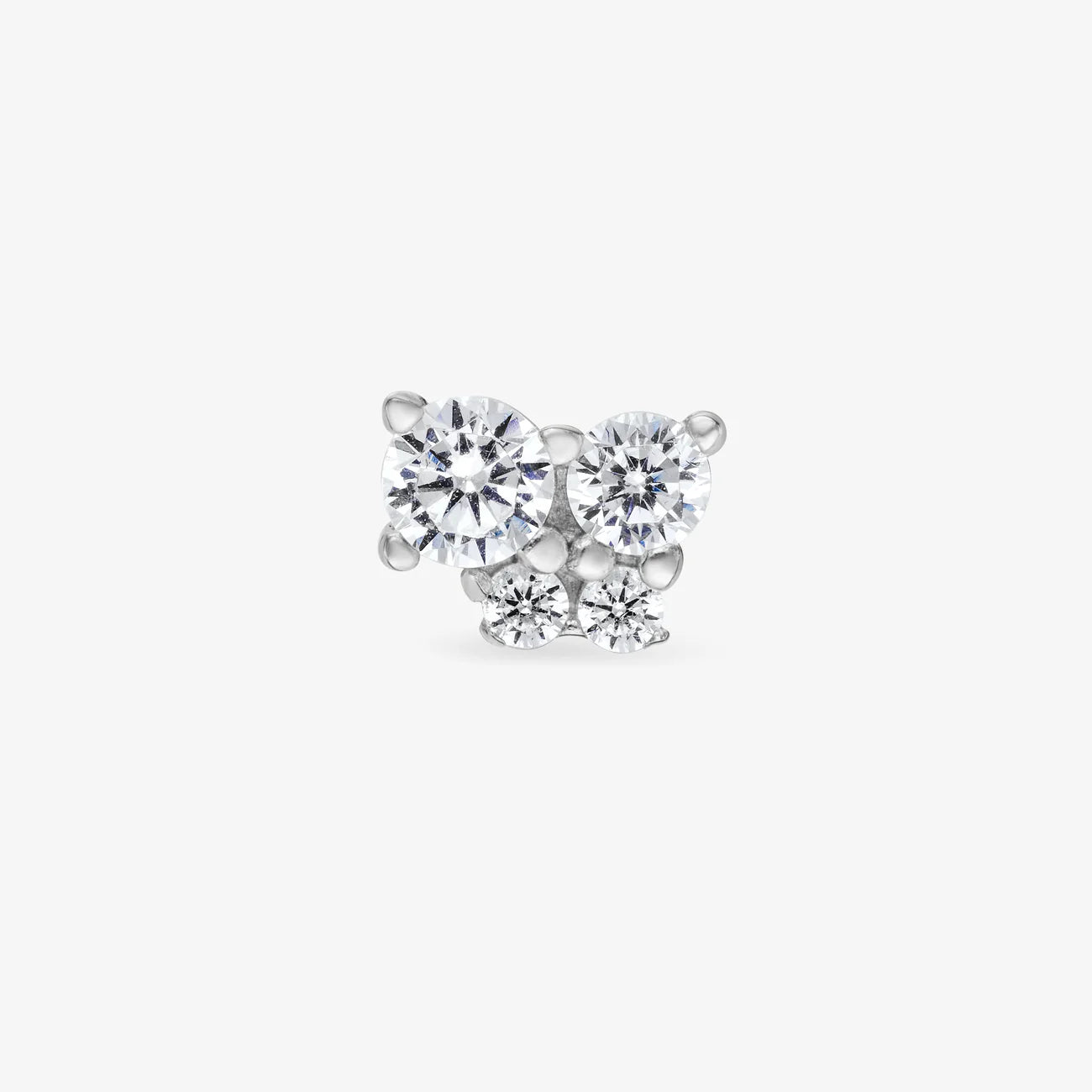 BOUCLE D’OREILLE FLOCON ARGENT