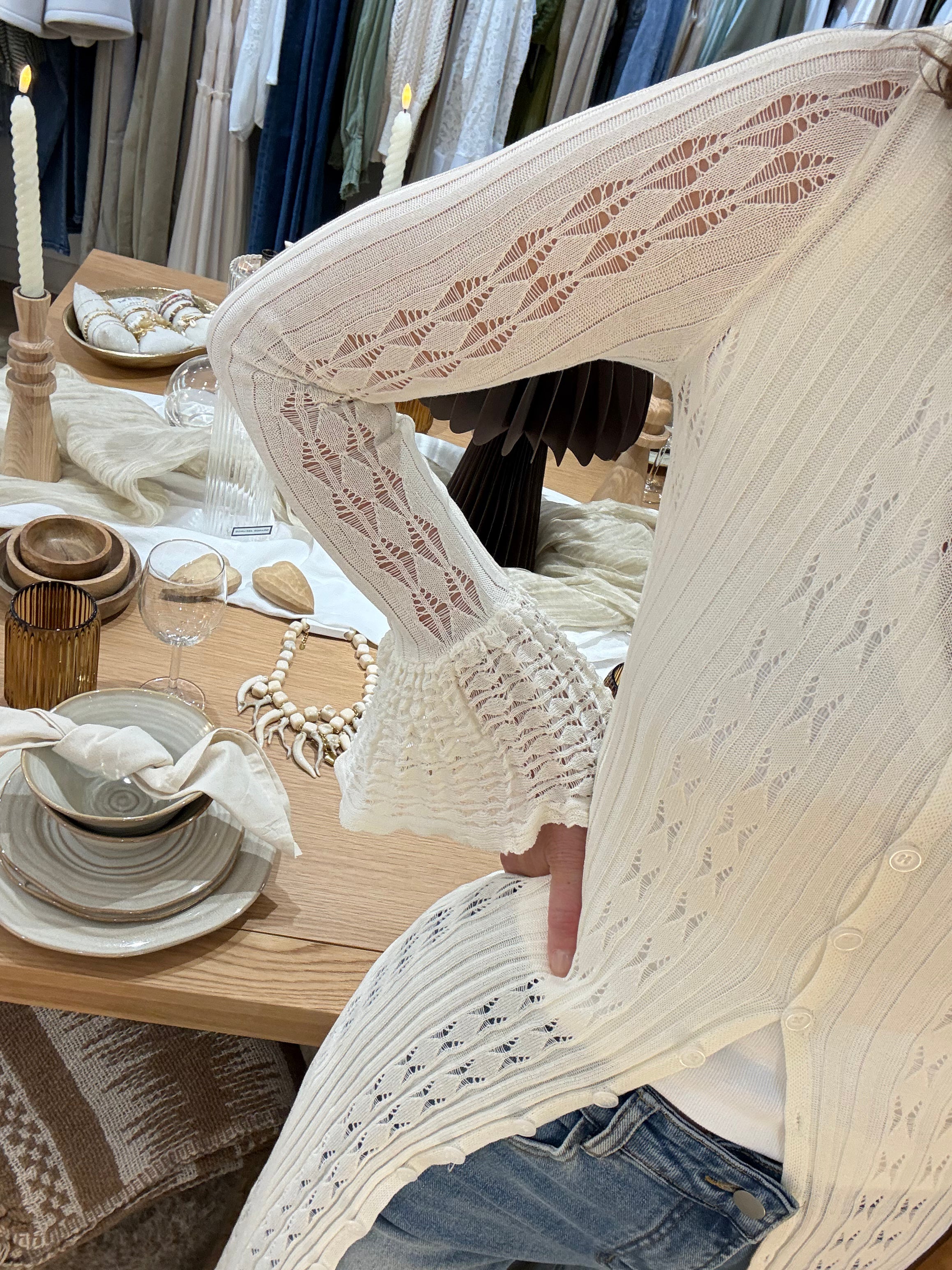 GILET ROBE MAILLE M5106