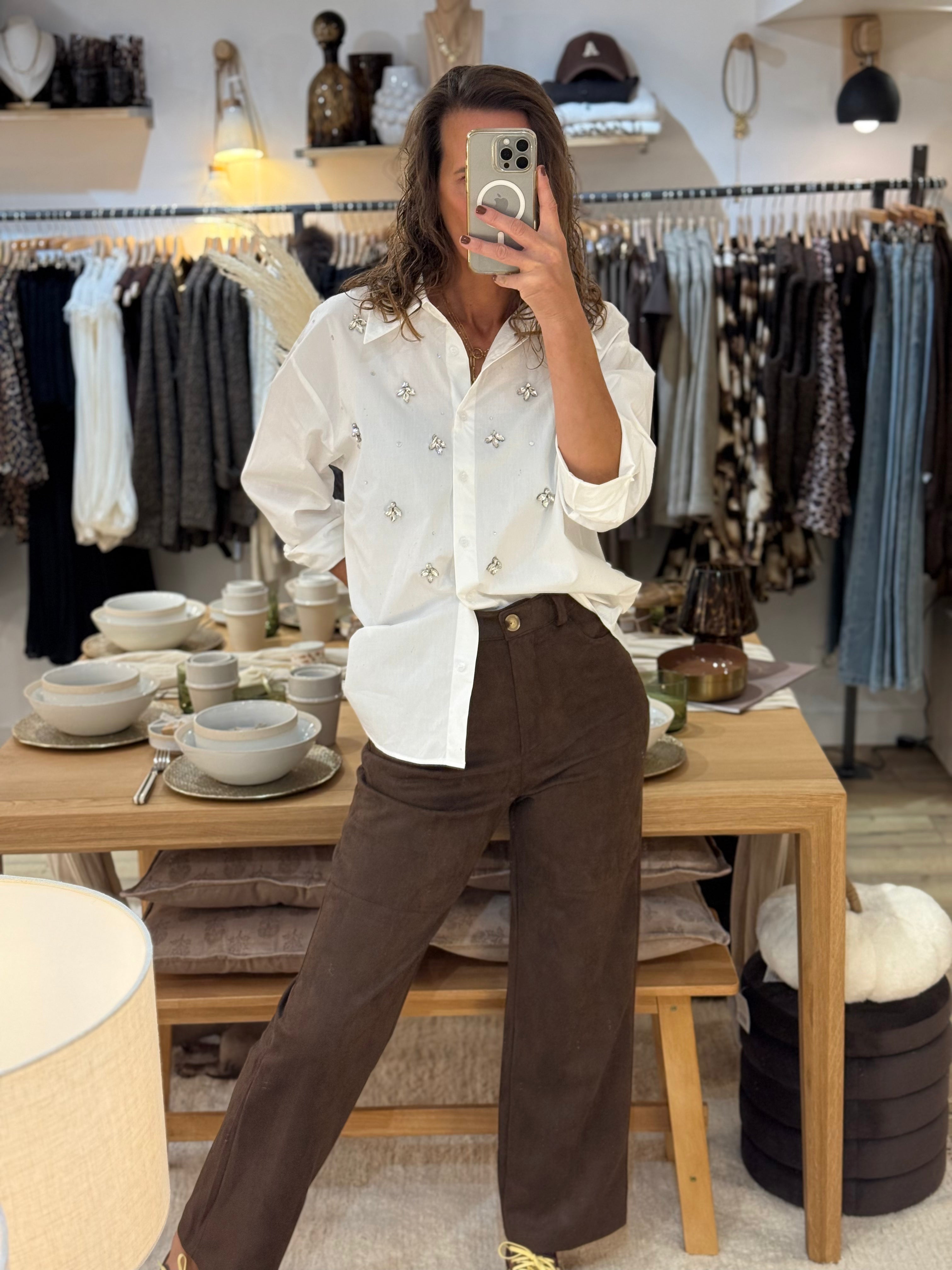 CHEMISE SM2702 WHITE