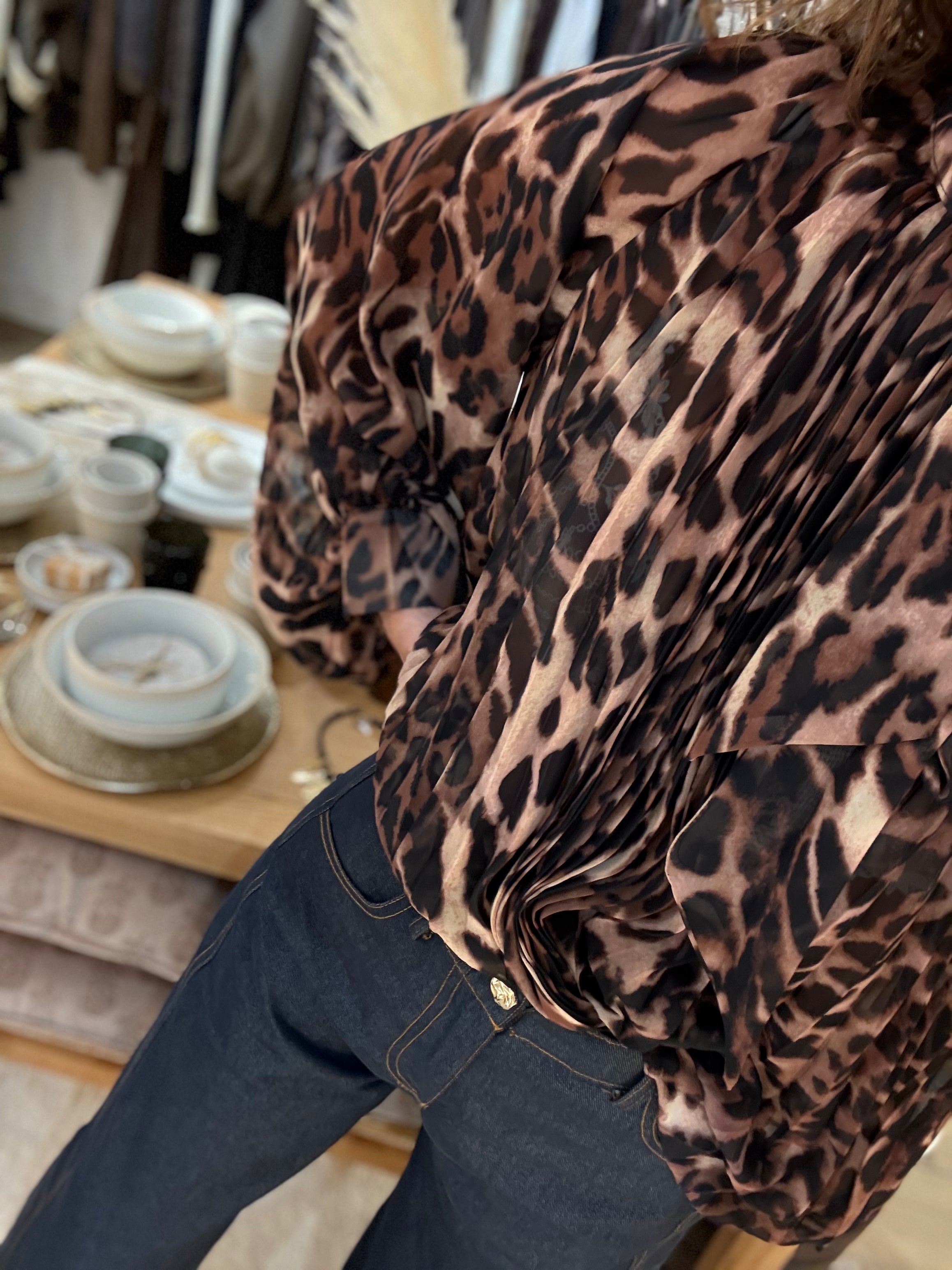 BLOUSE SF2517 LEOPARD