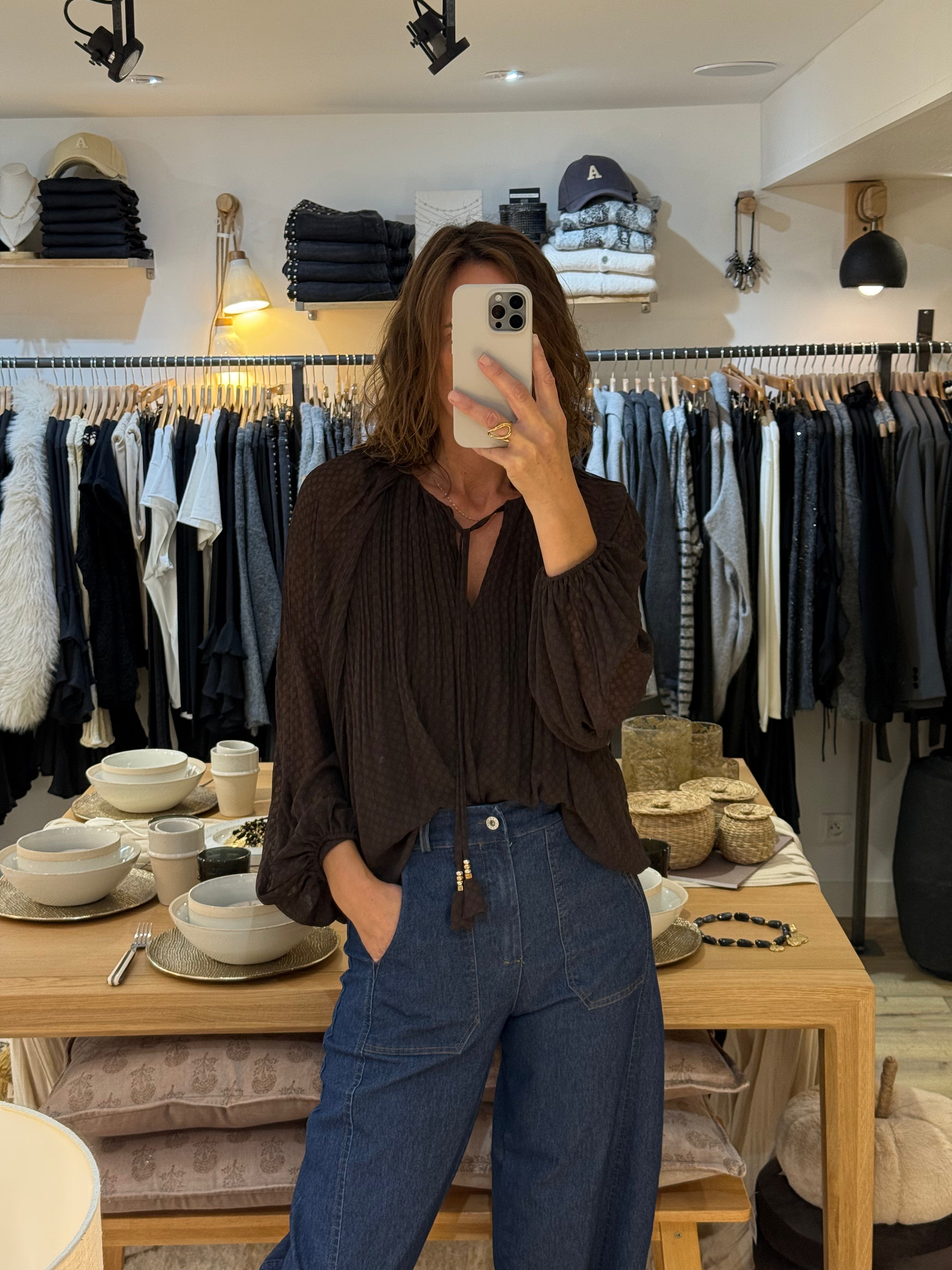 BLOUSE CHOCO MARTHA WH59063