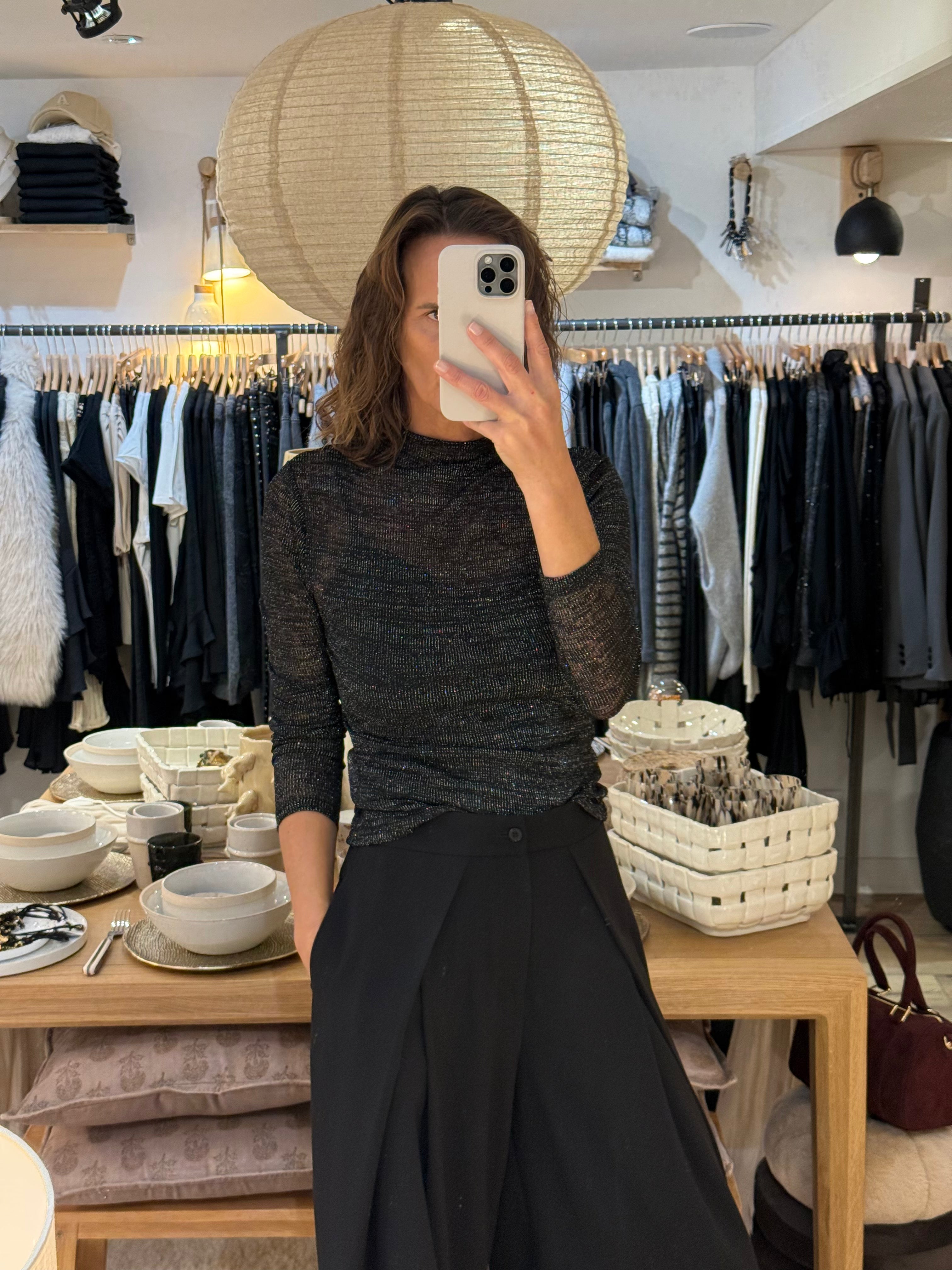 TOP MAILLE 3818 NOIR