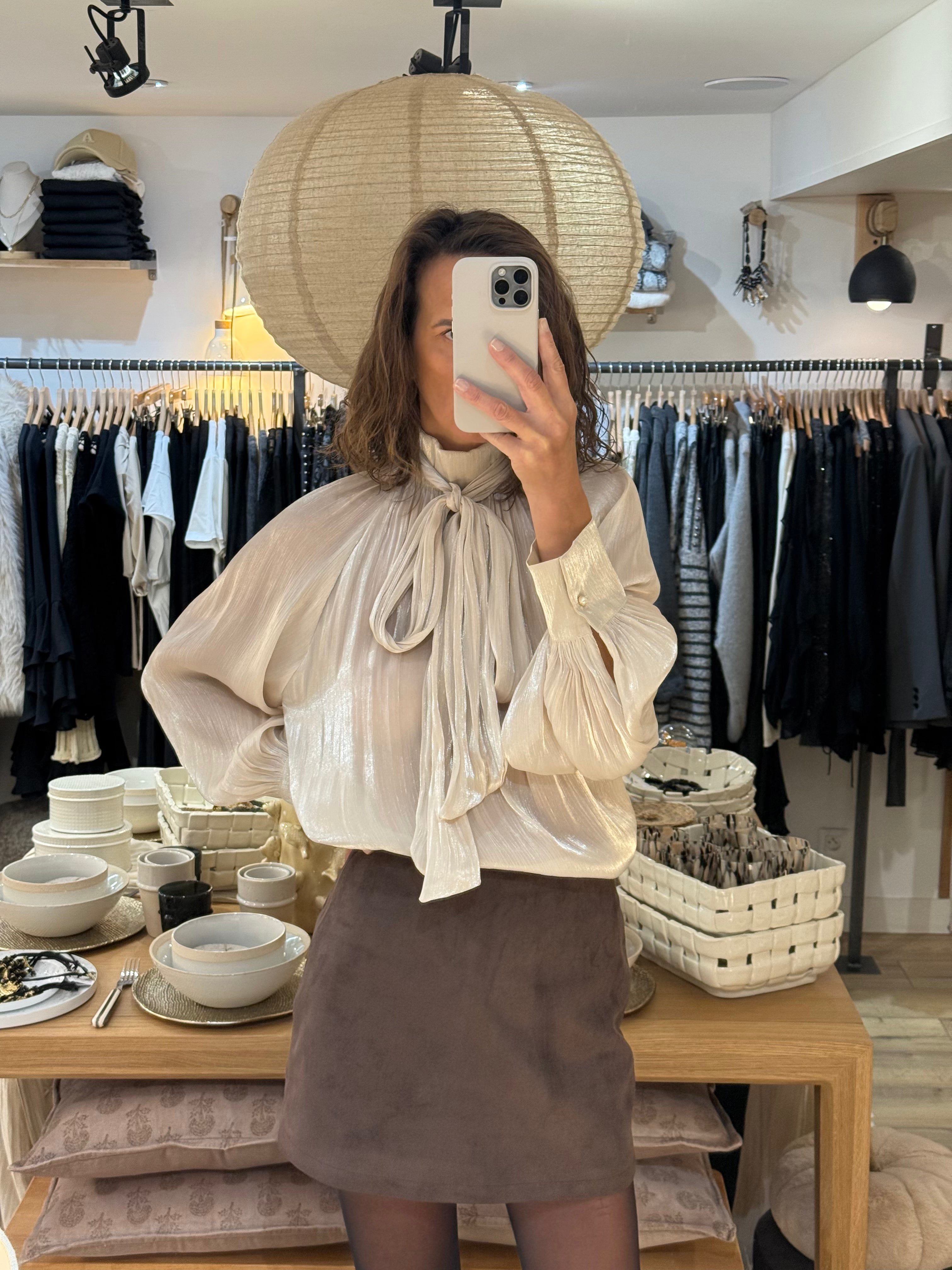 JUPE SHORT BROWN 3806