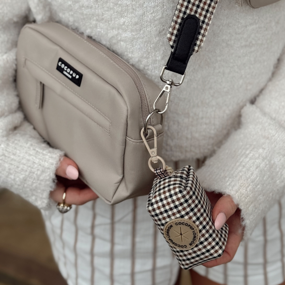 PORTE SAC À CROTTE PIED DE POULE