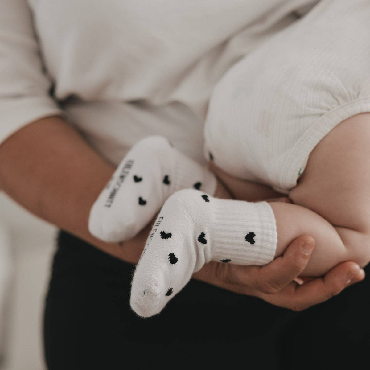 CHAUSSETTE BÉBÉ CŒUR