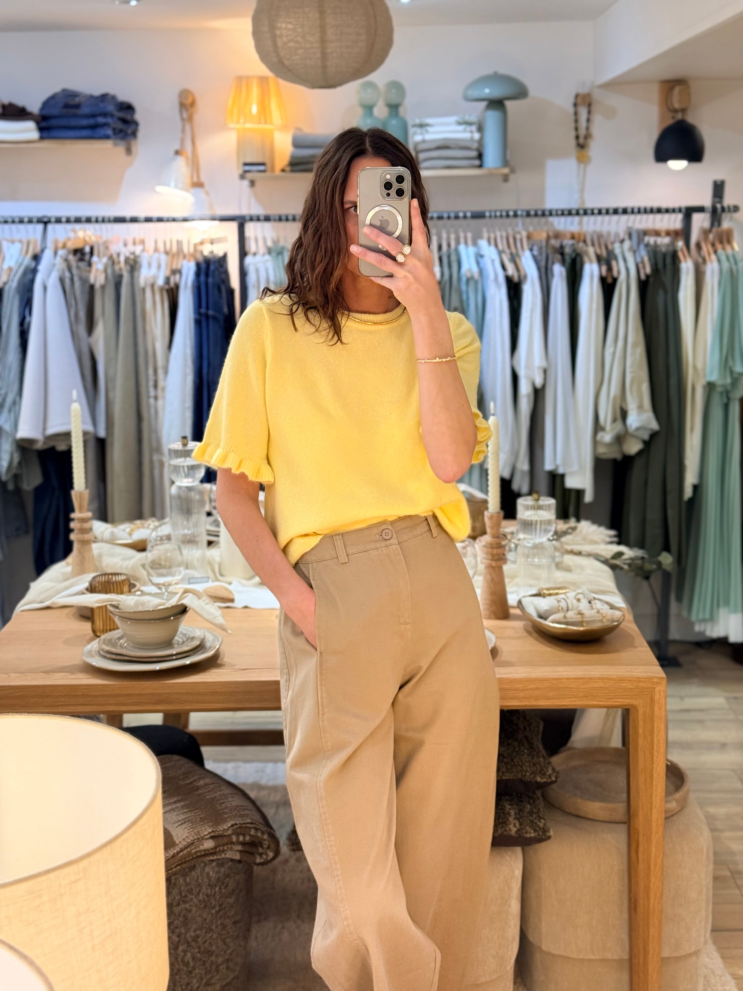 PULL XS4515 JAUNE