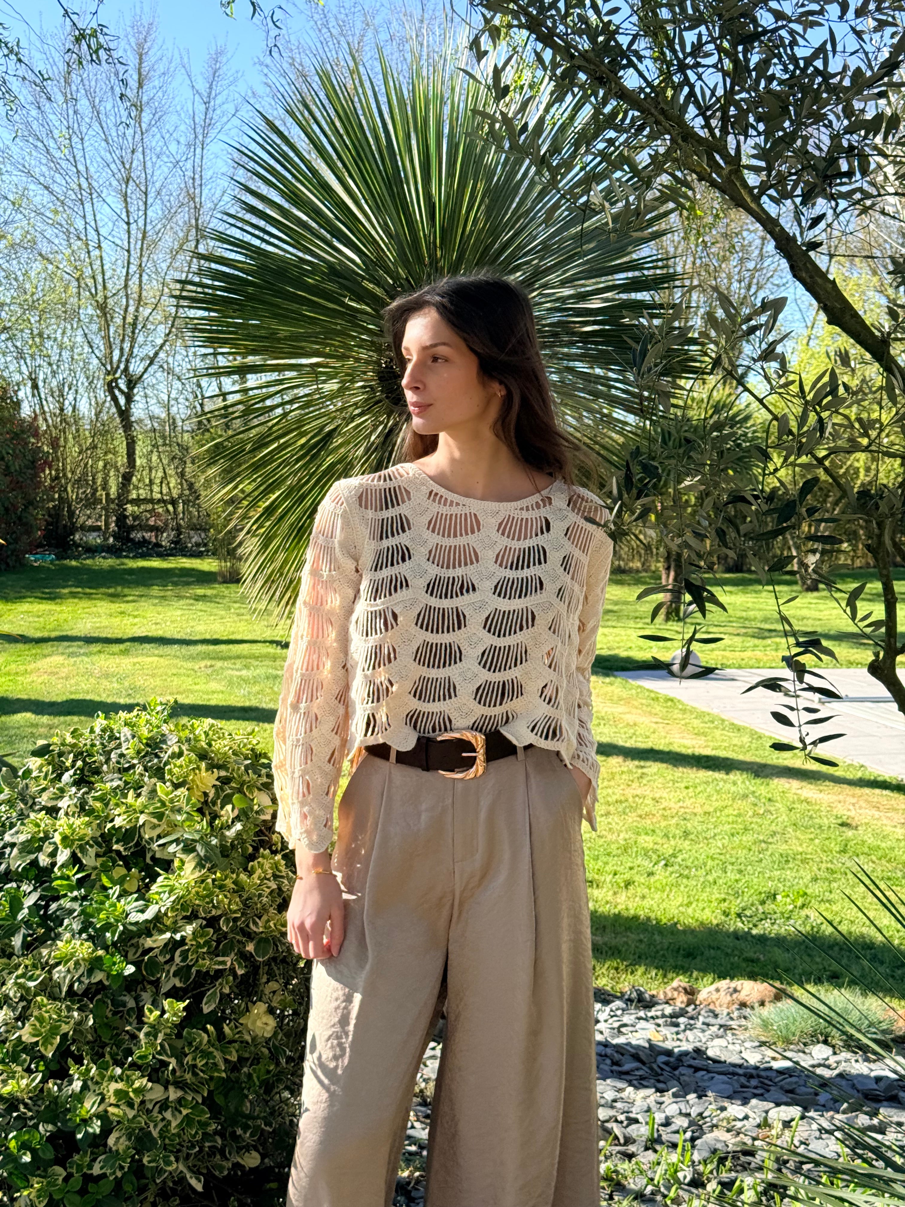 TOP CROCHET TU