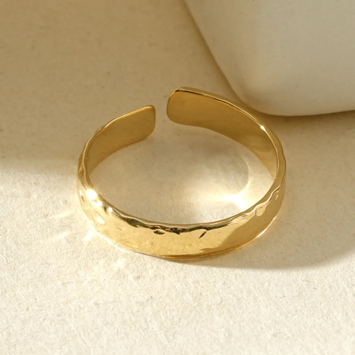 BAGUE MARTELÉ MIROIR