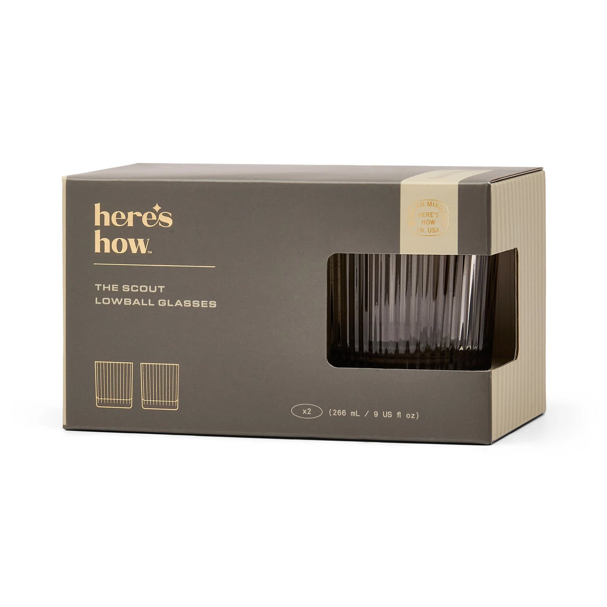 LOT 2 VERRES FUMÉS