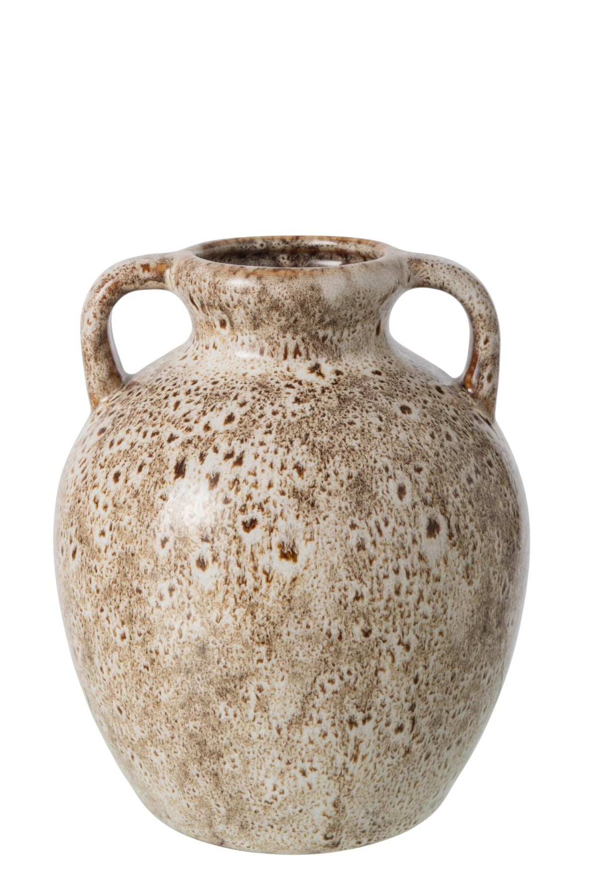 VASE 2 ANSES TAUPE