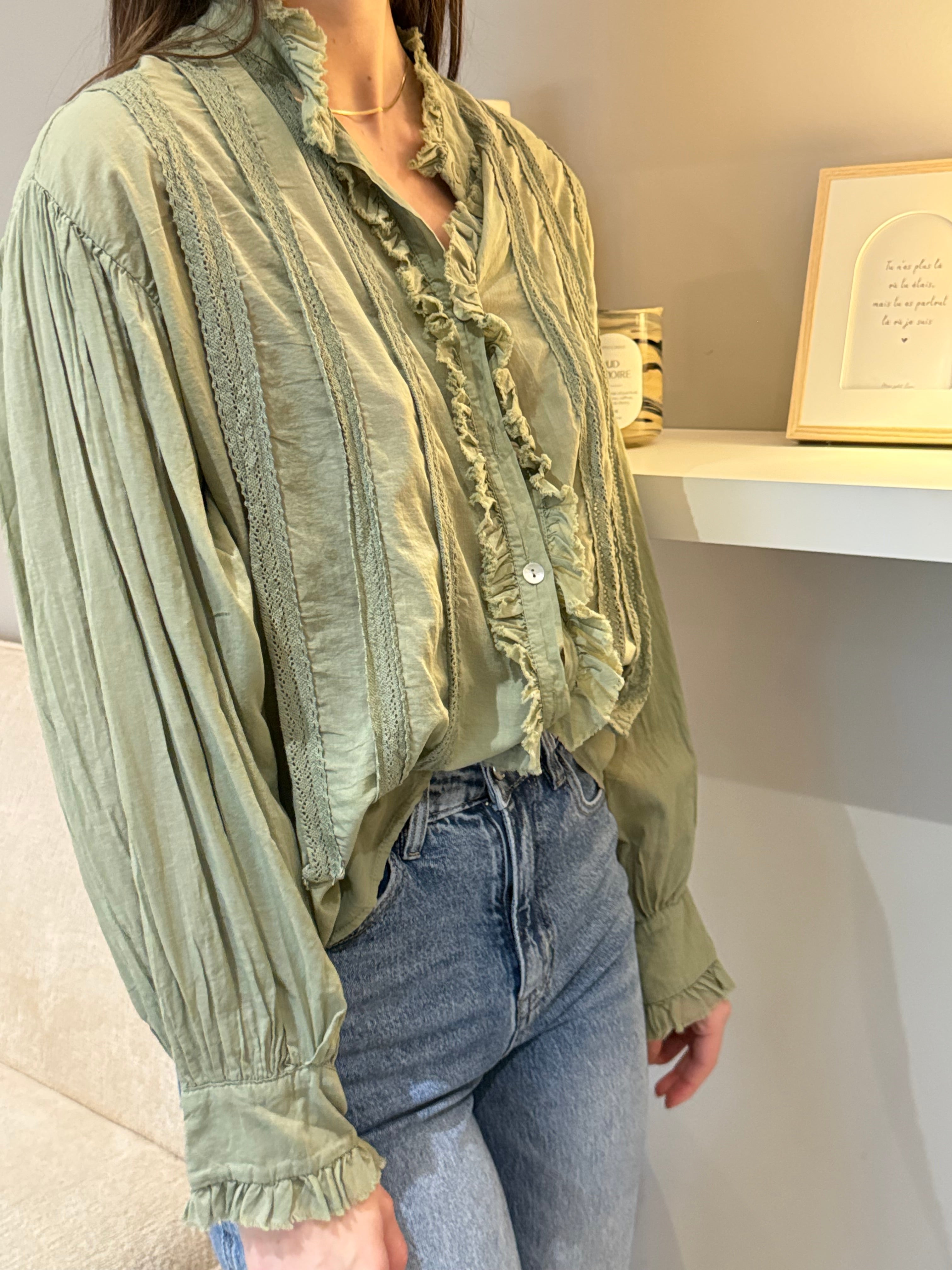 BLOUSE G03008/VOILE