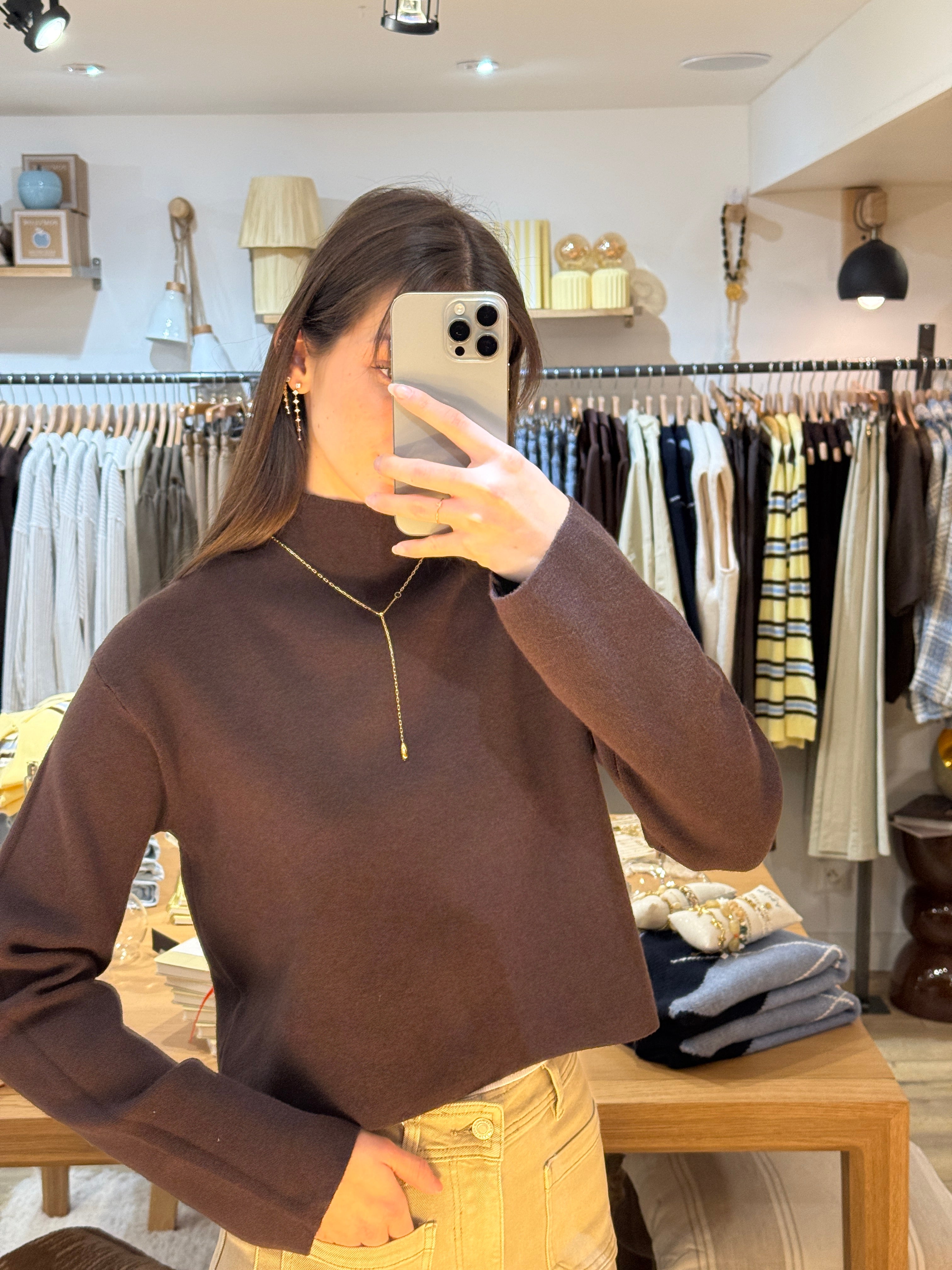 PULL MARRON AL5026