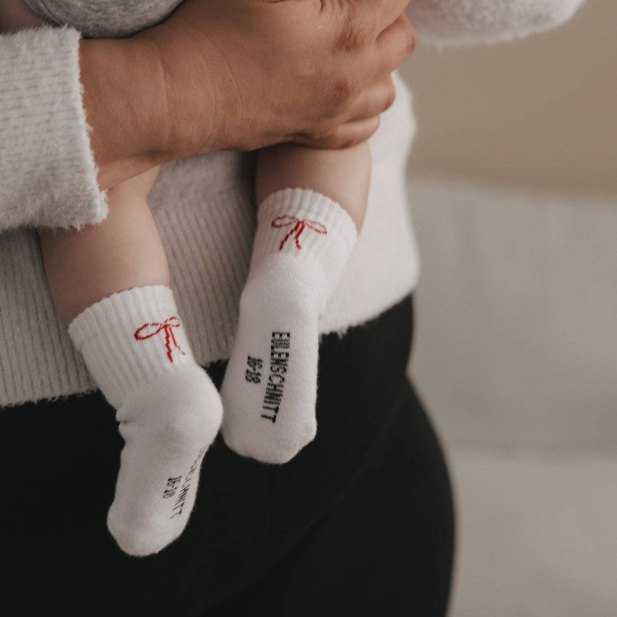 CHAUSSETTE BÉBÉ NOEUD