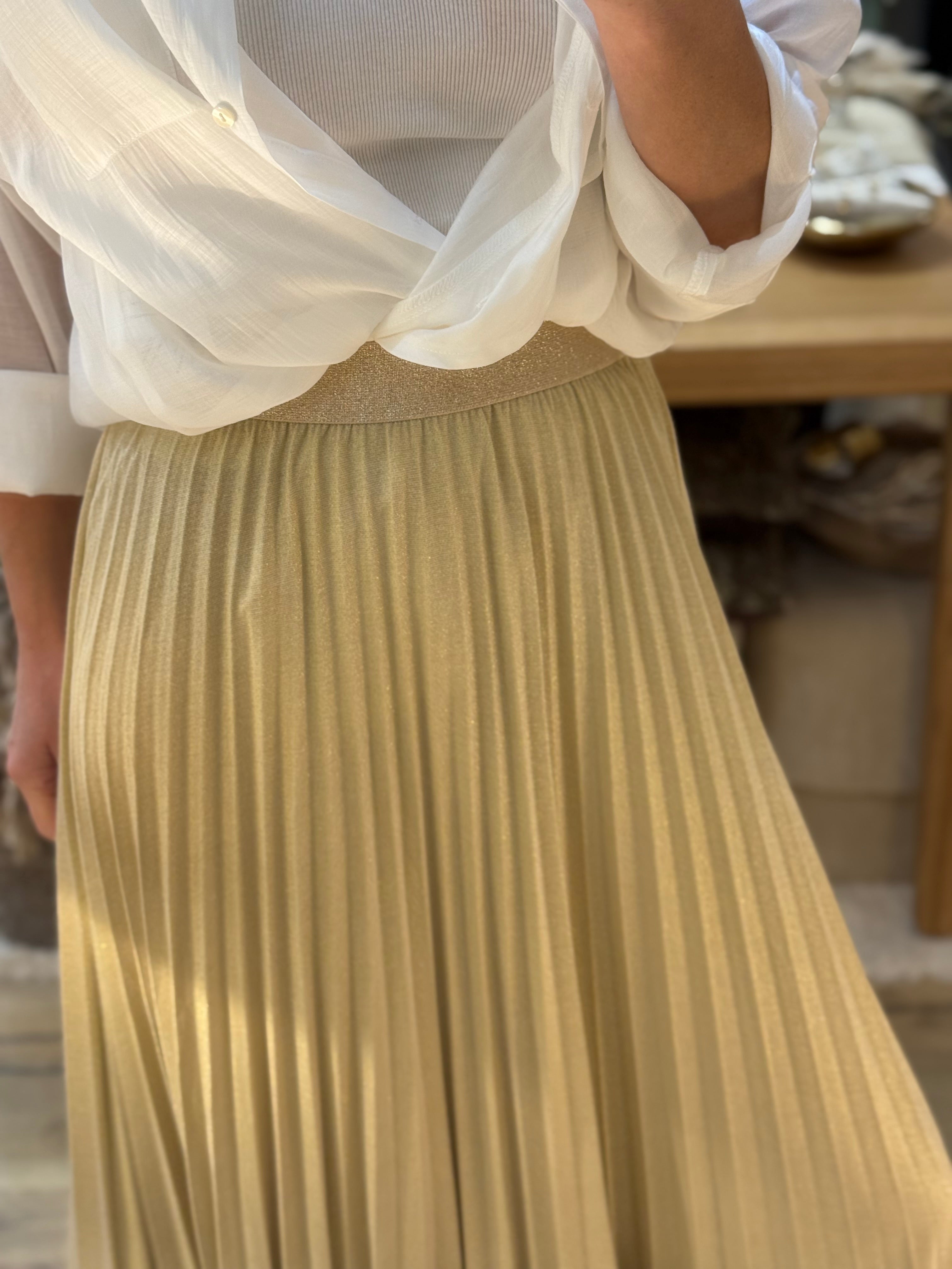 JUPE ALINE LUREX