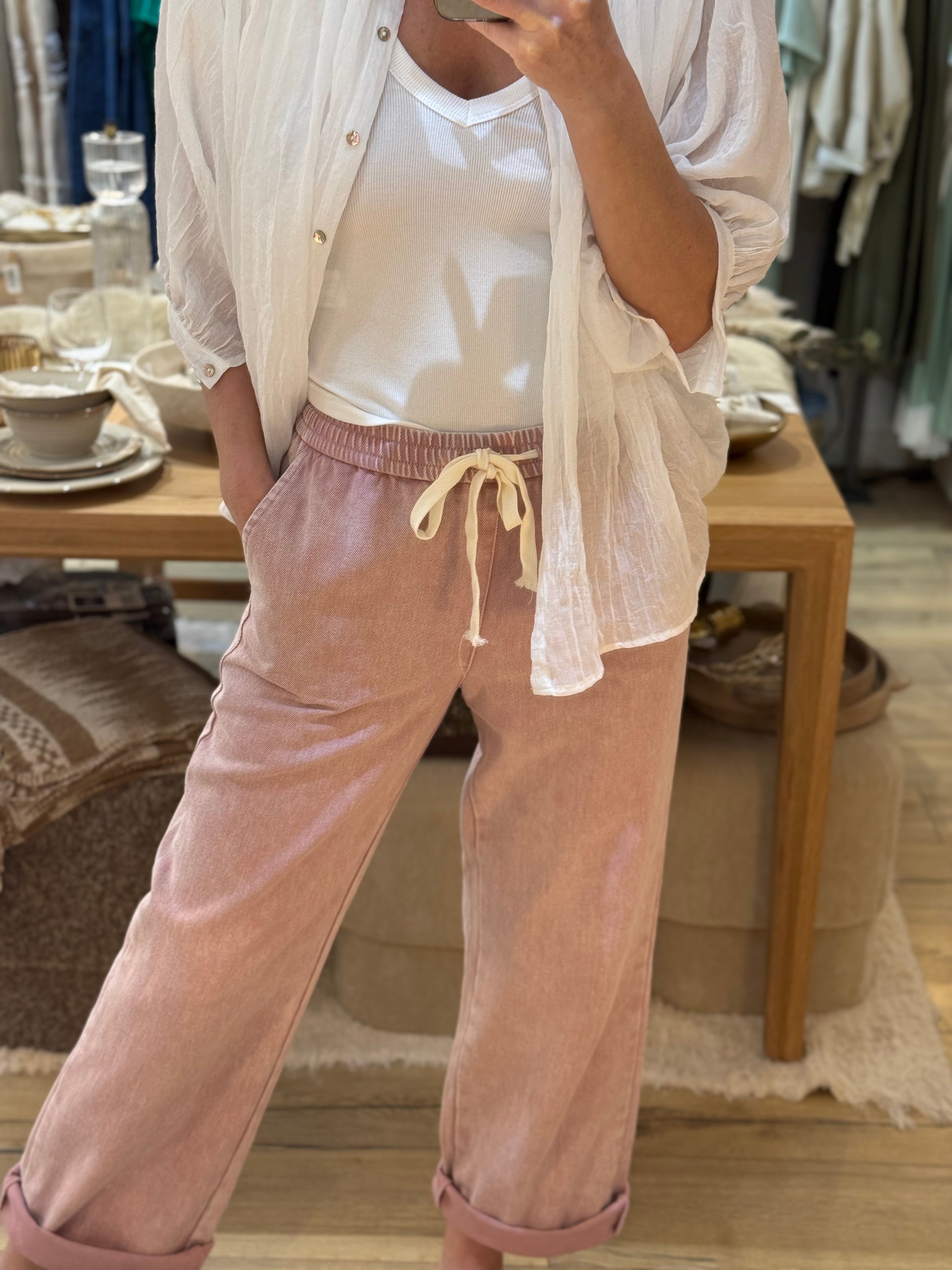 PANTALON ROSE MISY