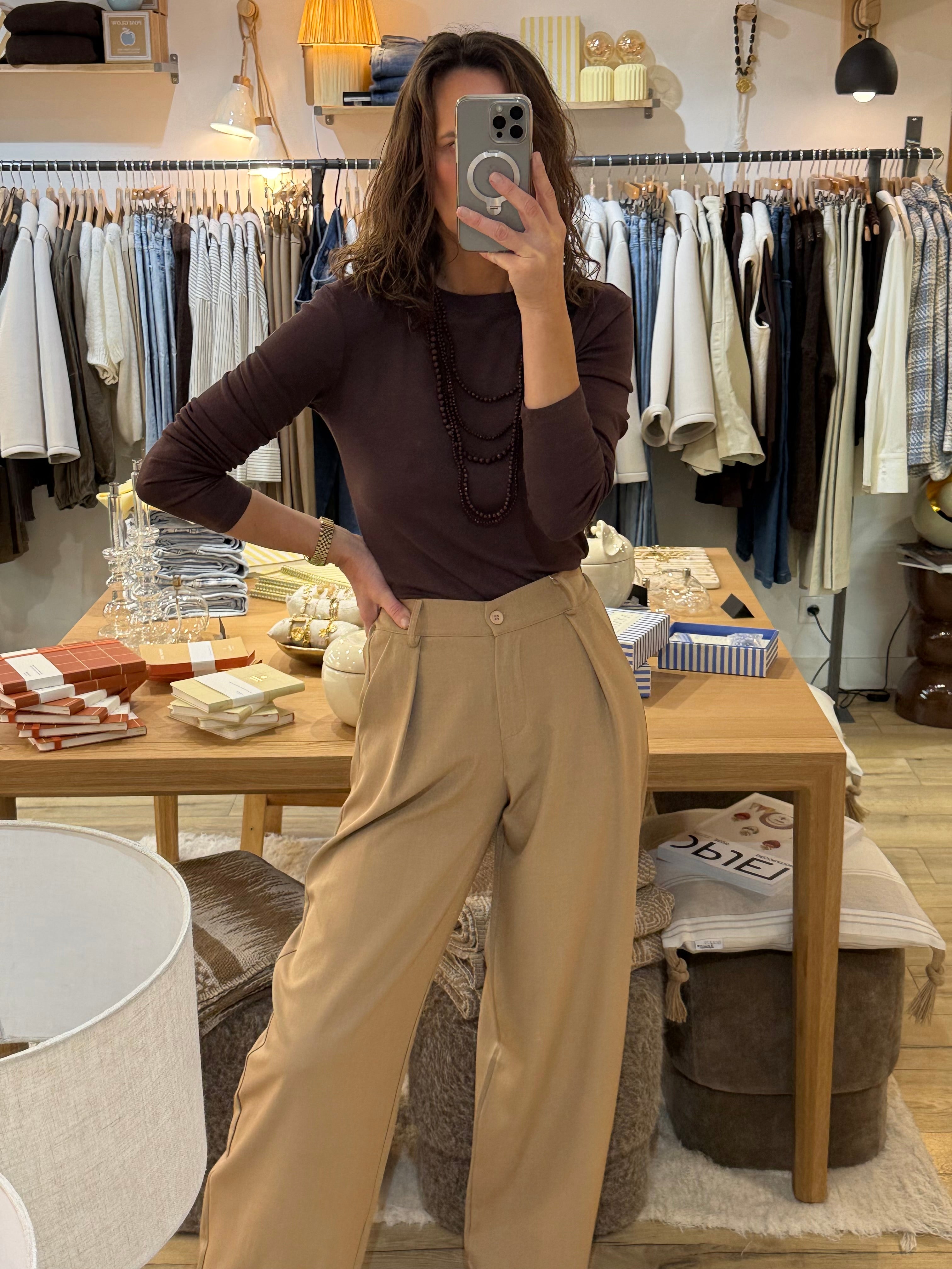 PANTALON BEIGE YS90460