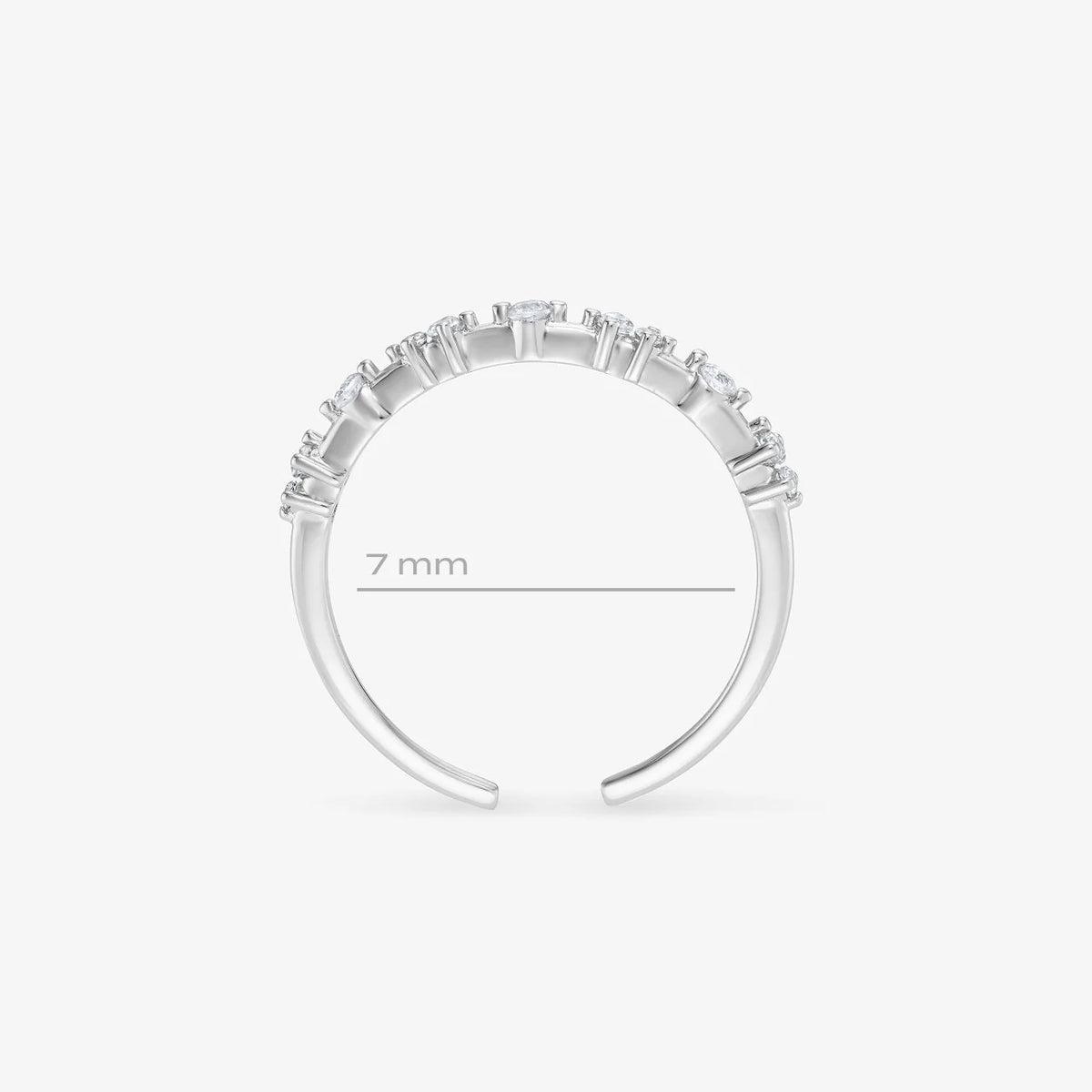 BAGUE POLAIRE ARGENT