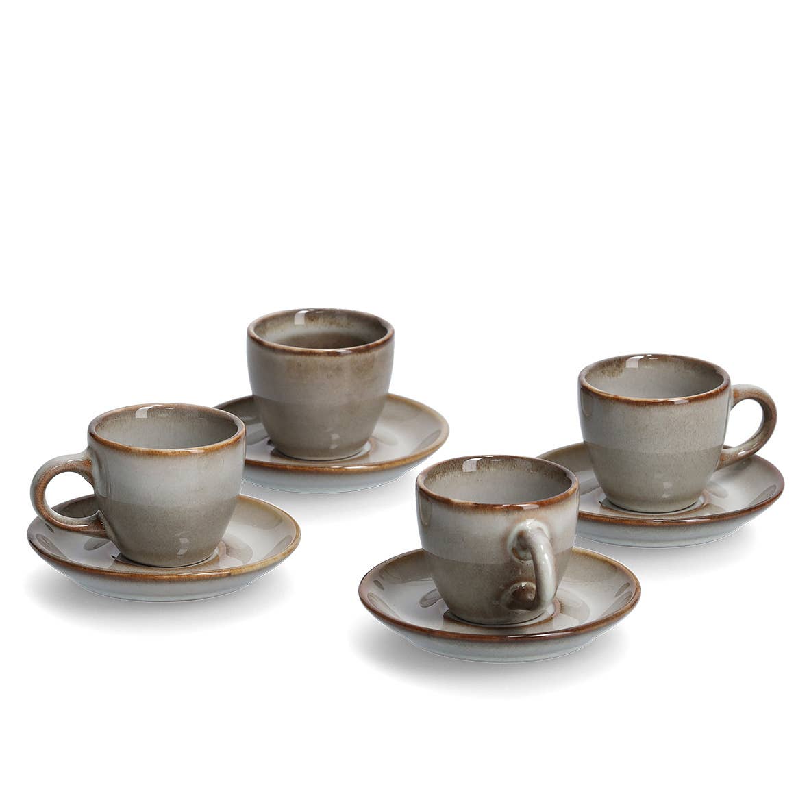 SERVICE À EXPRESSO TAUPE