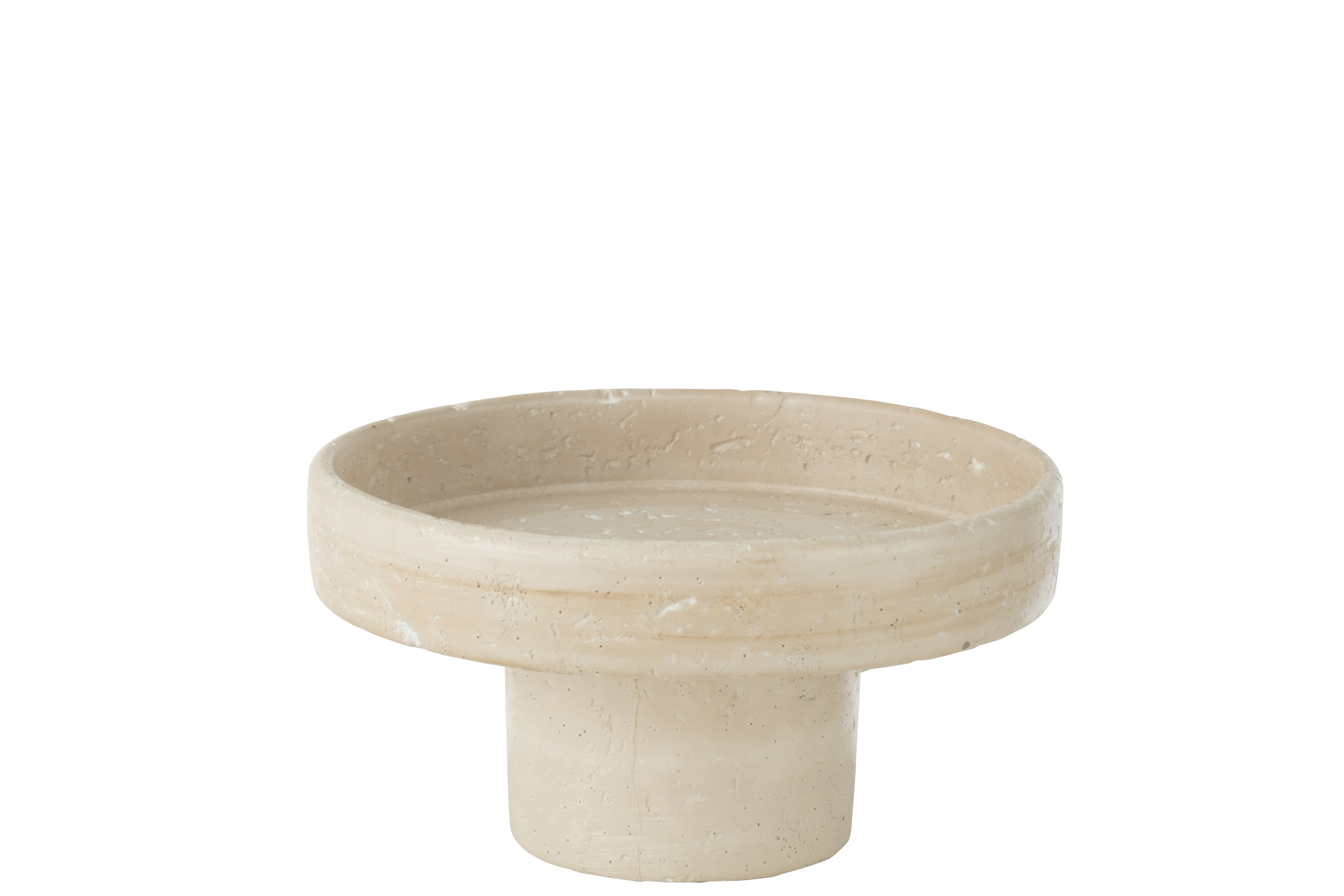 PLATEAU DECO OLINA CIMENT CREME L
