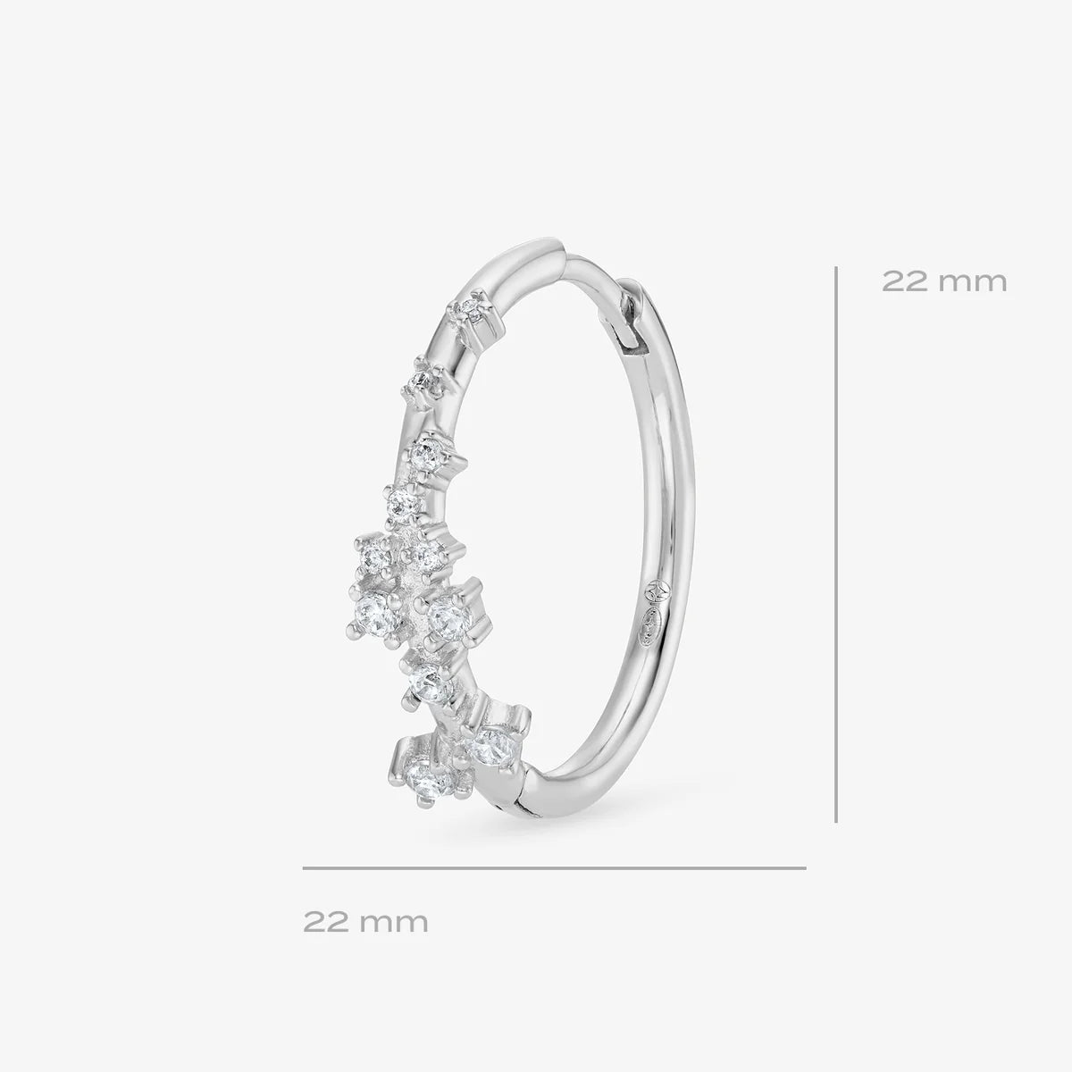 BOUCLE GRANDE ARCTIQUE ARGENT