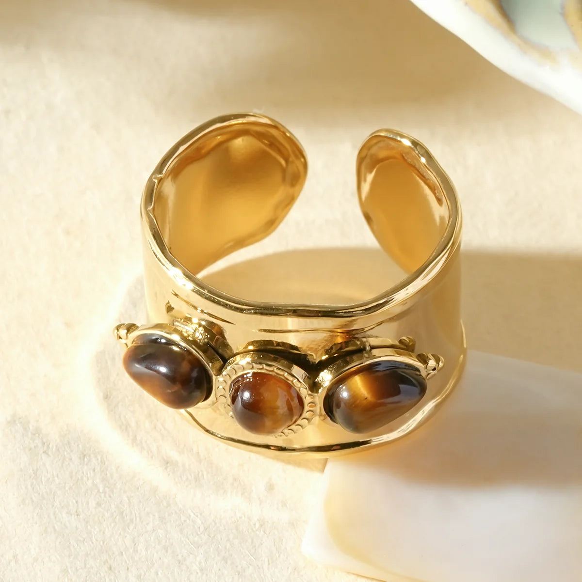 BAGUE PIERRE TIGRE