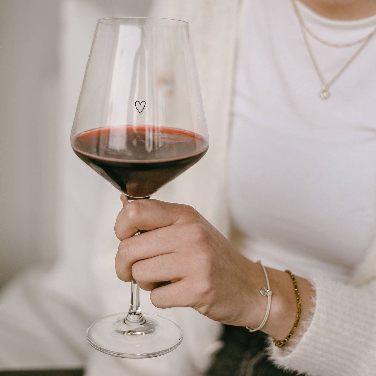 VERRE À VIN CŒUR