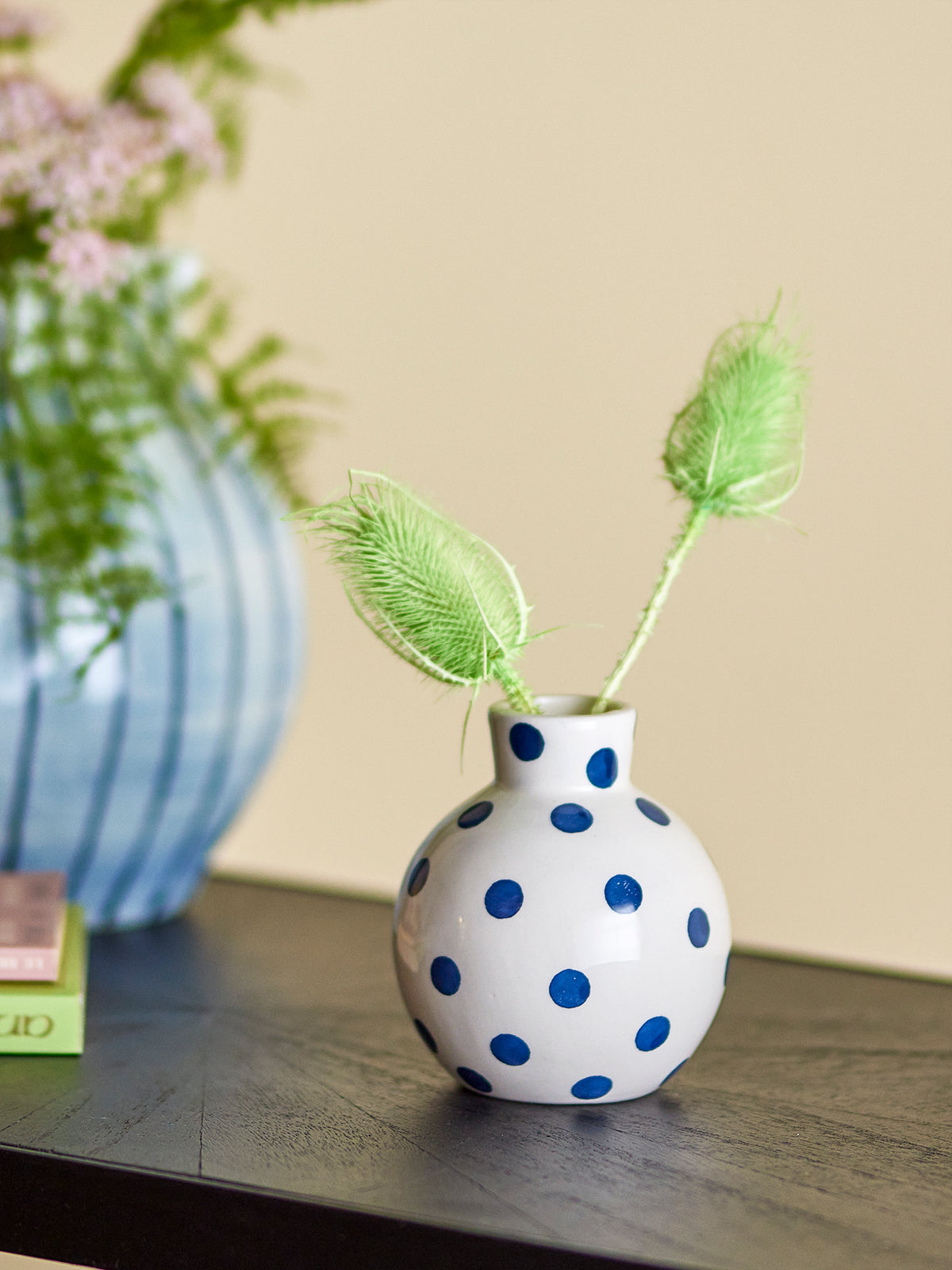 FIAN VASE BLEU