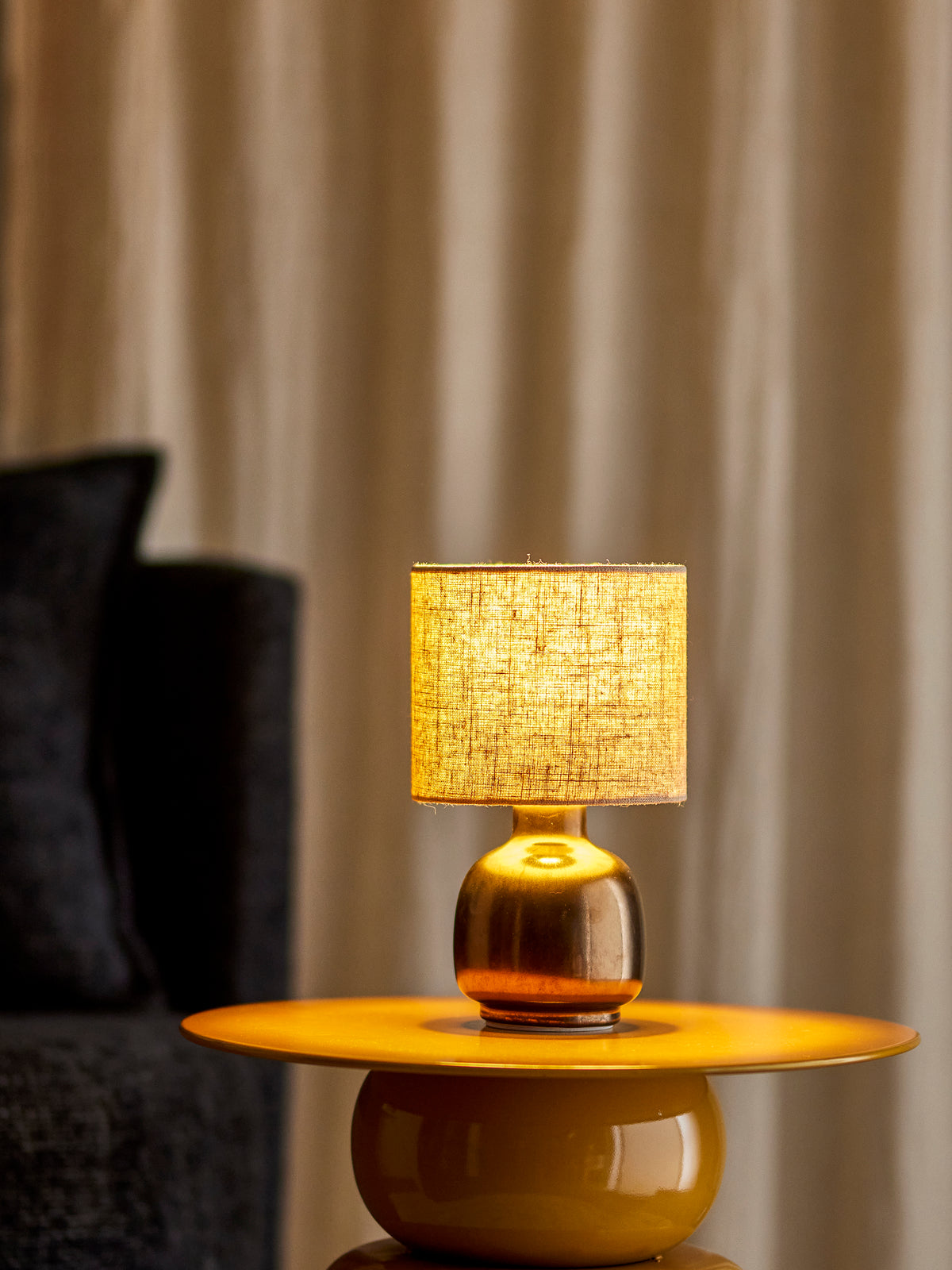 LAMPE AGNI BRONZE